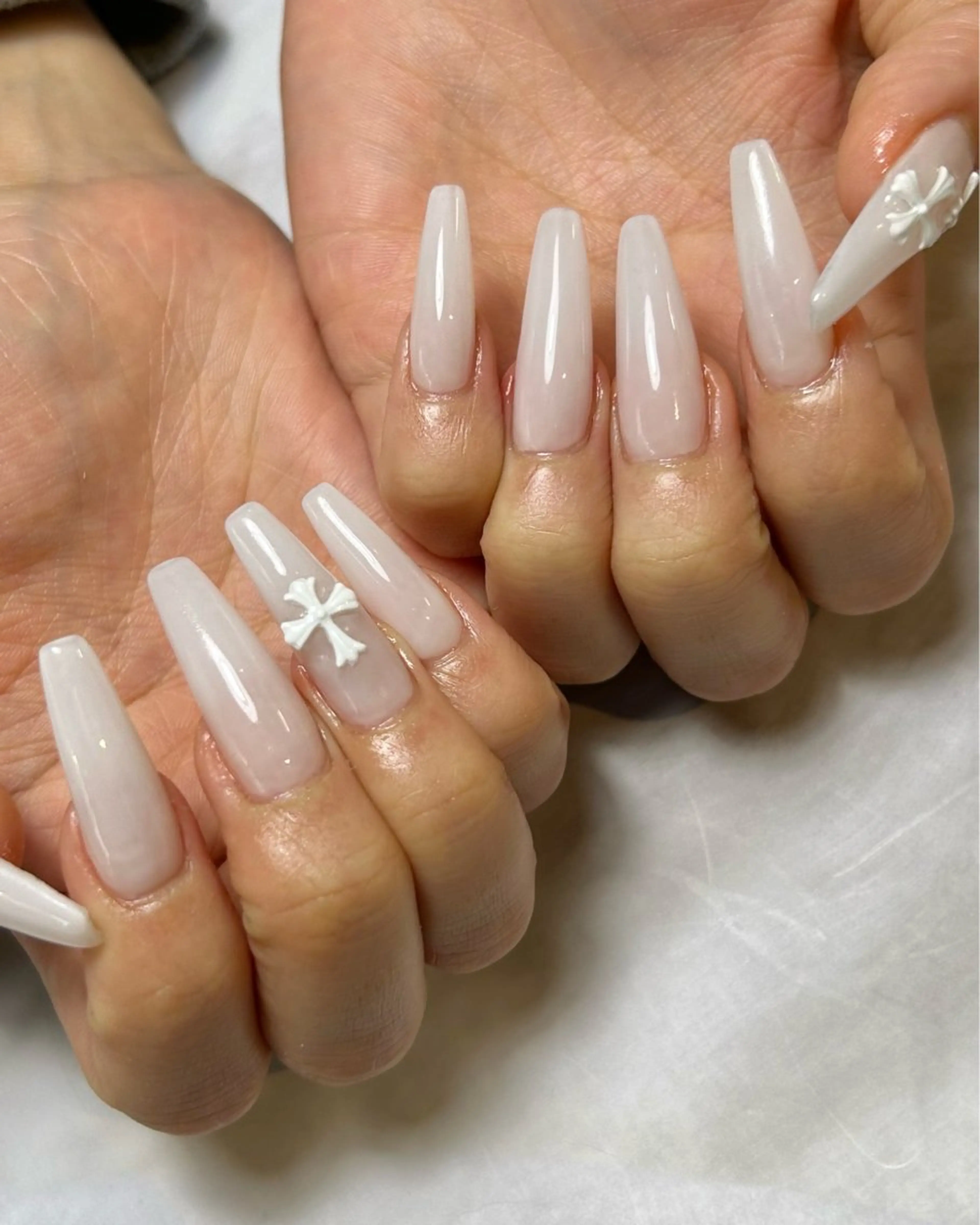 ネイル 持ち込み ワンカラーネイル ハンドネイル Reflection marikoのネイルデザイン