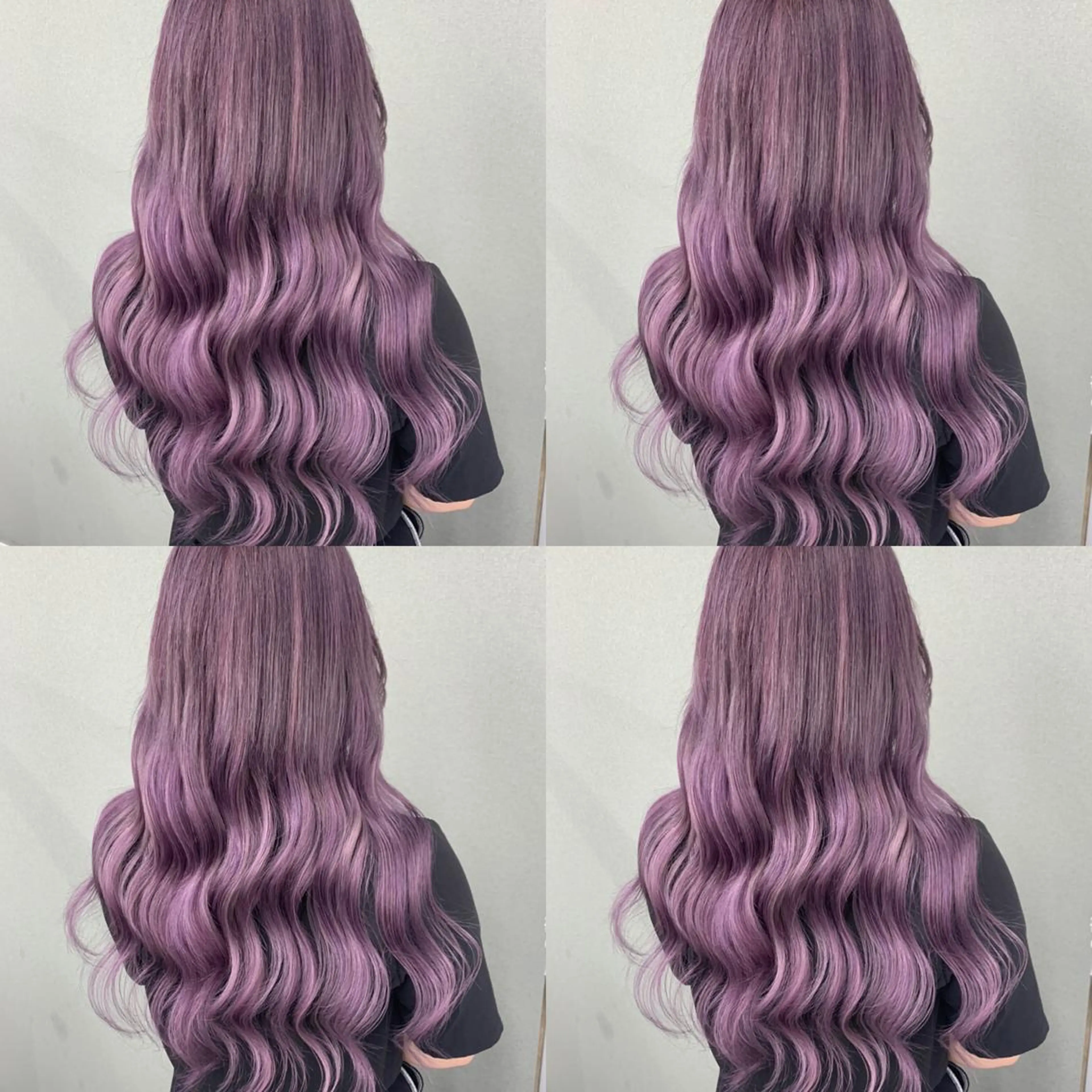 ロング プルエクステ エクステ ヘアカラー エクステ プルエクステ 🖤MIYUのヘアスタイル