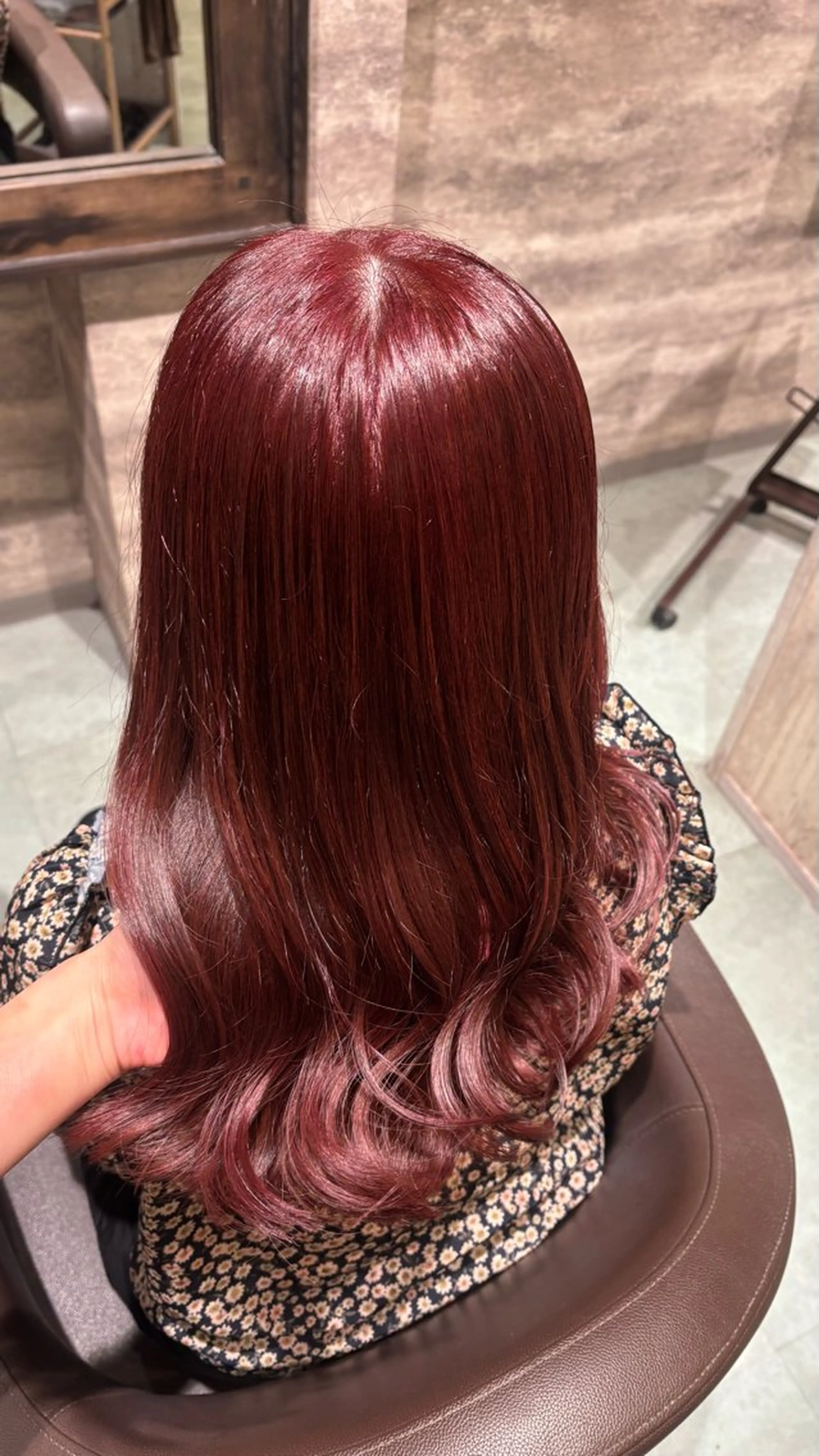 セミロング ヘアカラー 東田 さくらのヘアスタイル