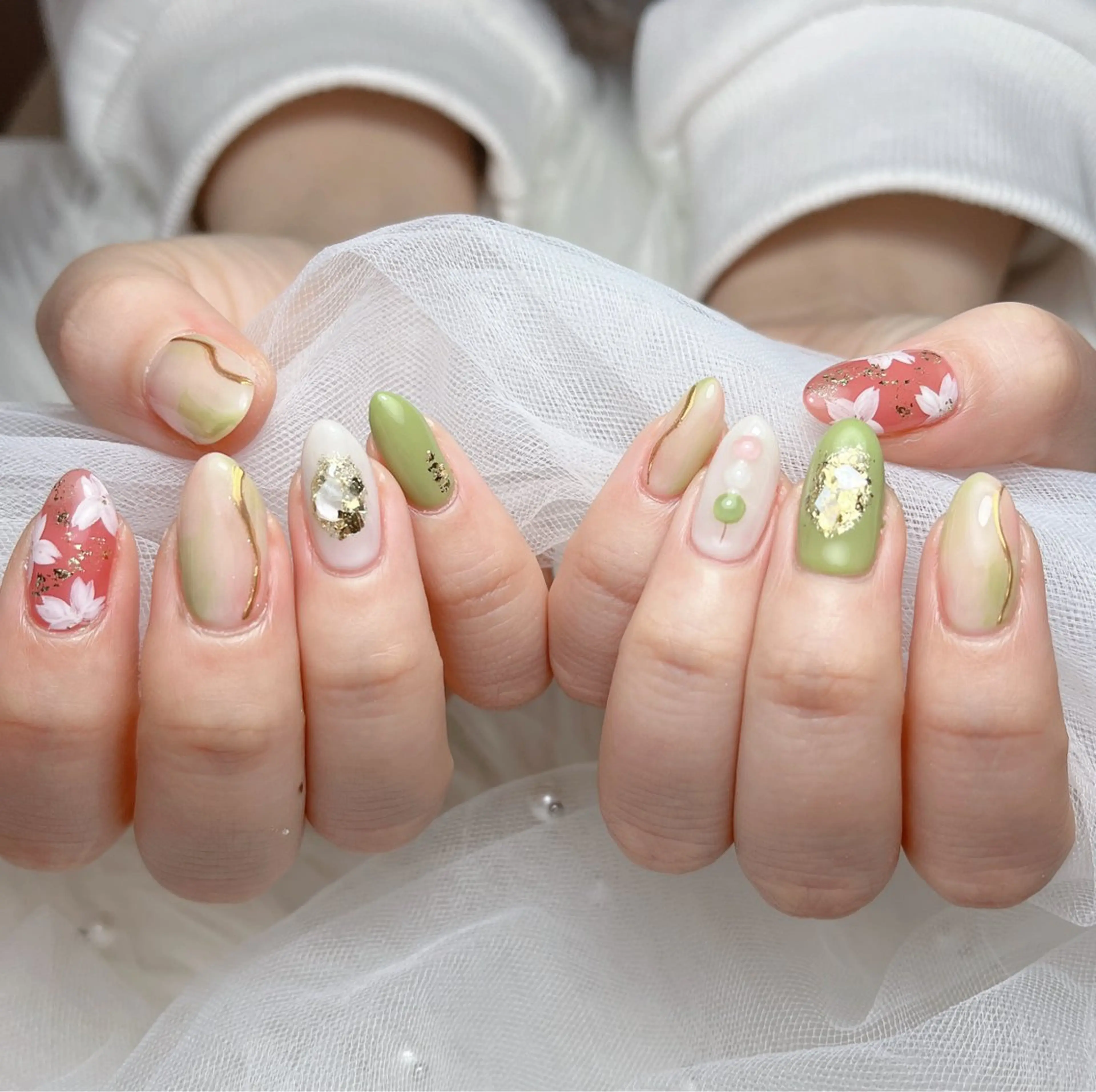 ネイル ハンドネイル 児玉 茉緒のネイルデザイン