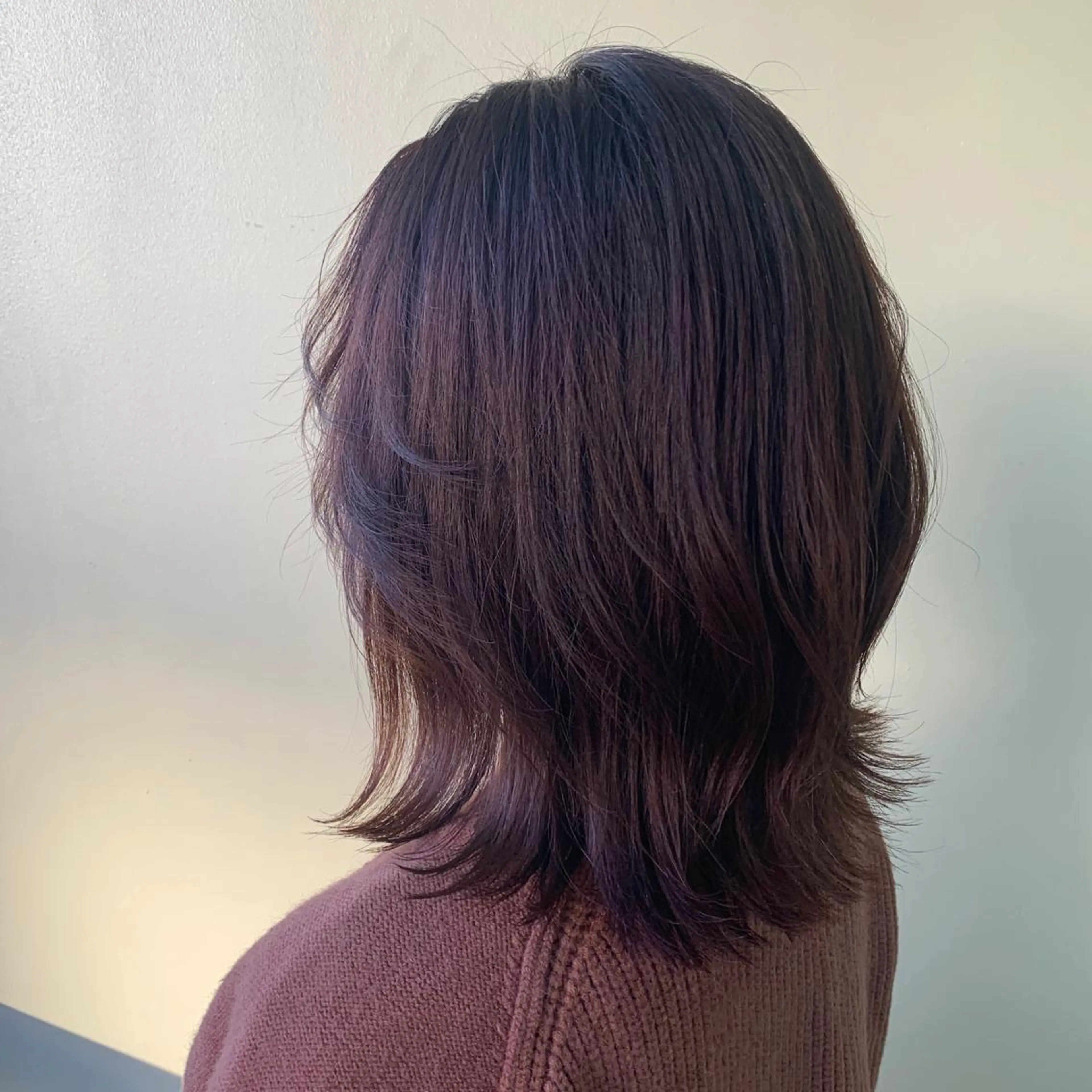 ミディアム ヘアカラー トリートメント 韓国ﾍｱ&ｼｮｰﾄ ボブ💜桑原のヘアスタイル