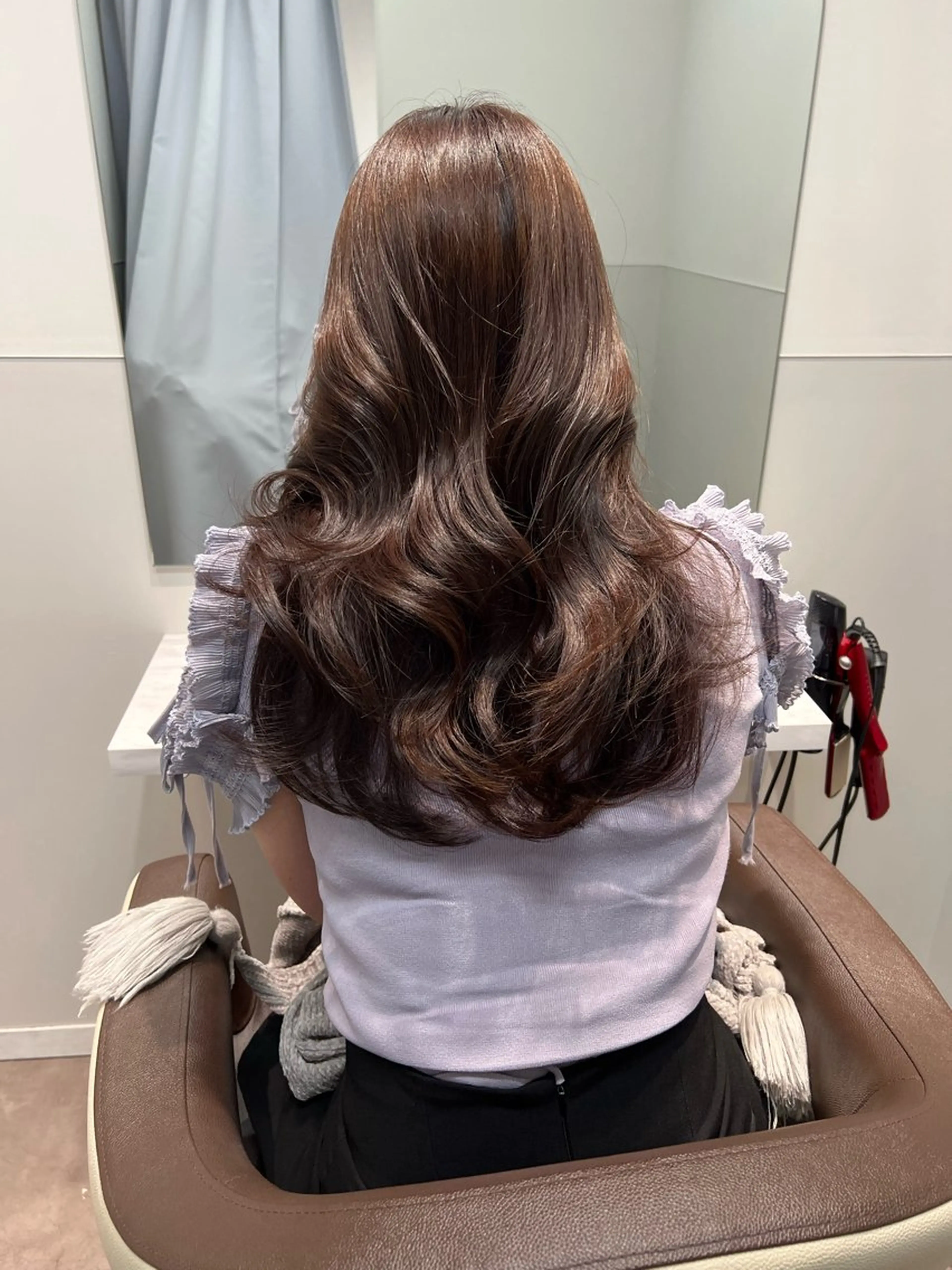 ロング チョコレートブラウン JIL BLAN千葉所属・JIL BLAN千葉 代表　Toshikiのヘアスタイル