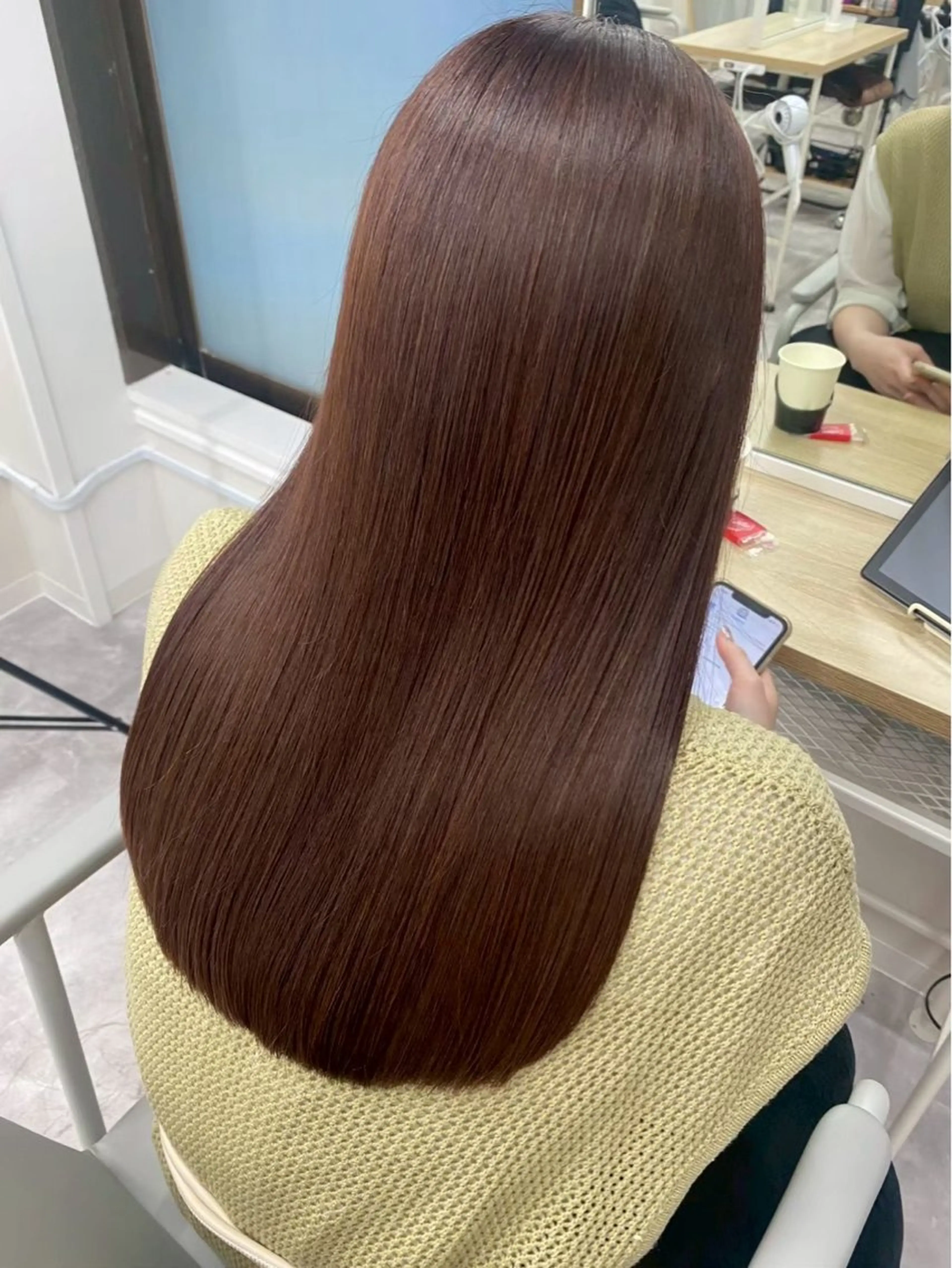 セミロング カラー ブラウンカラー トリートメント ヘアカラー トリートメント 髪質改善Acero. shoyaのヘアスタイル