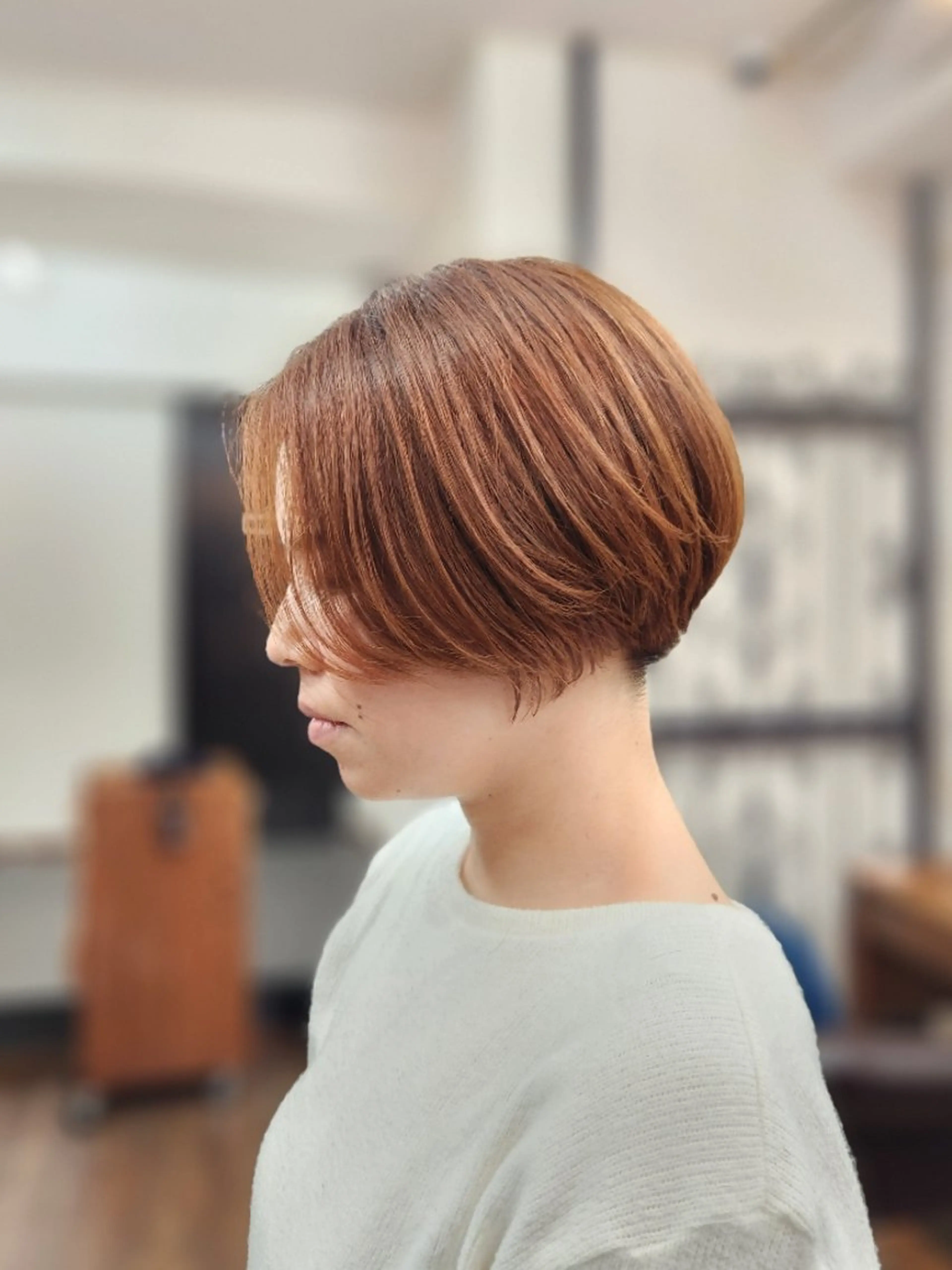 ショート ショートボブ アッシュ ボブ 外国人風カラー ハイライト カット ヘアカラー トリートメント まとまり💯悩み改善 ★松本尚弥★店長のヘアスタイル