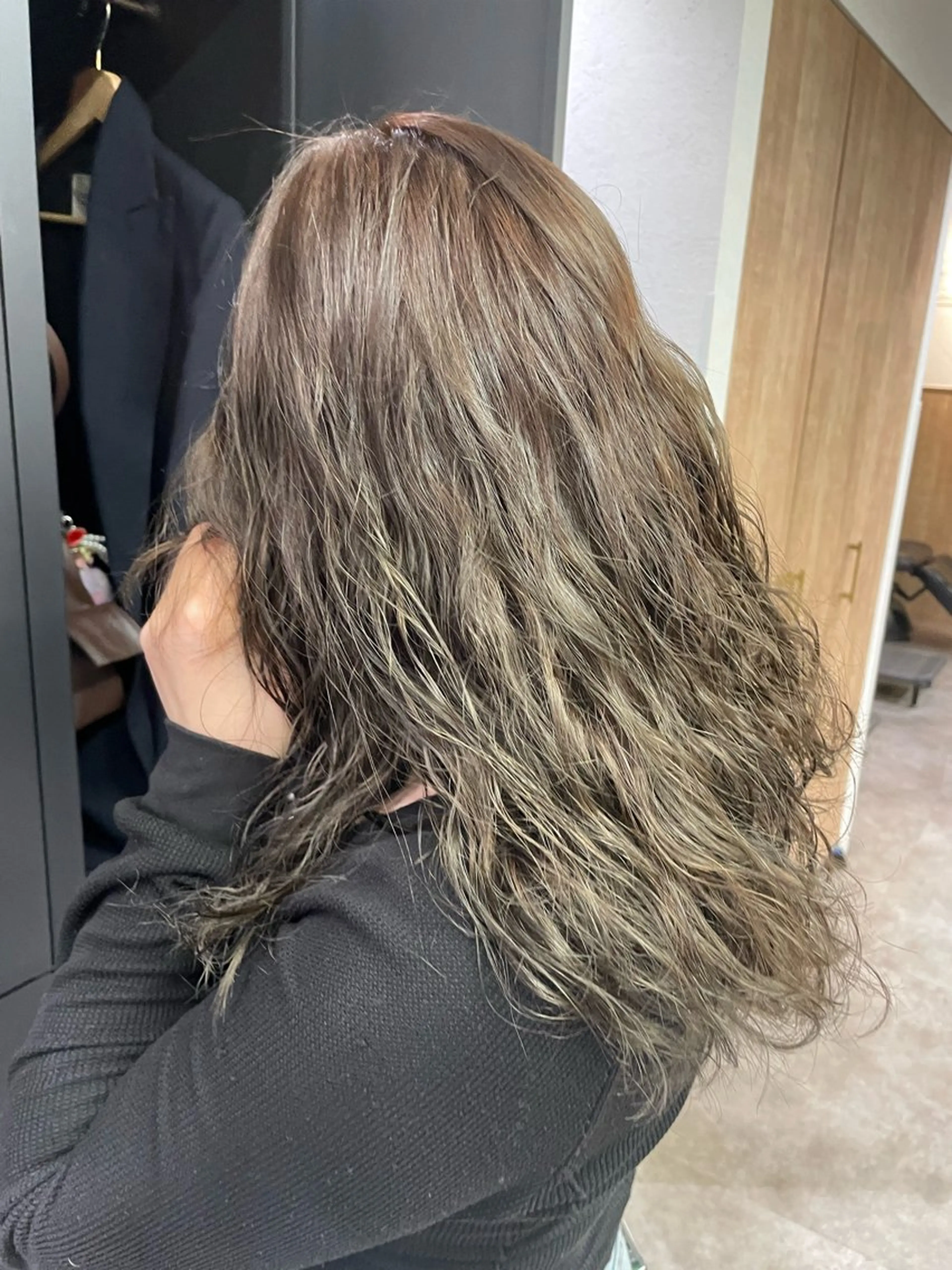 ミディアム カラー パーマ 🎀レイヤー/パーマ カラー/ai🎀のヘアスタイル