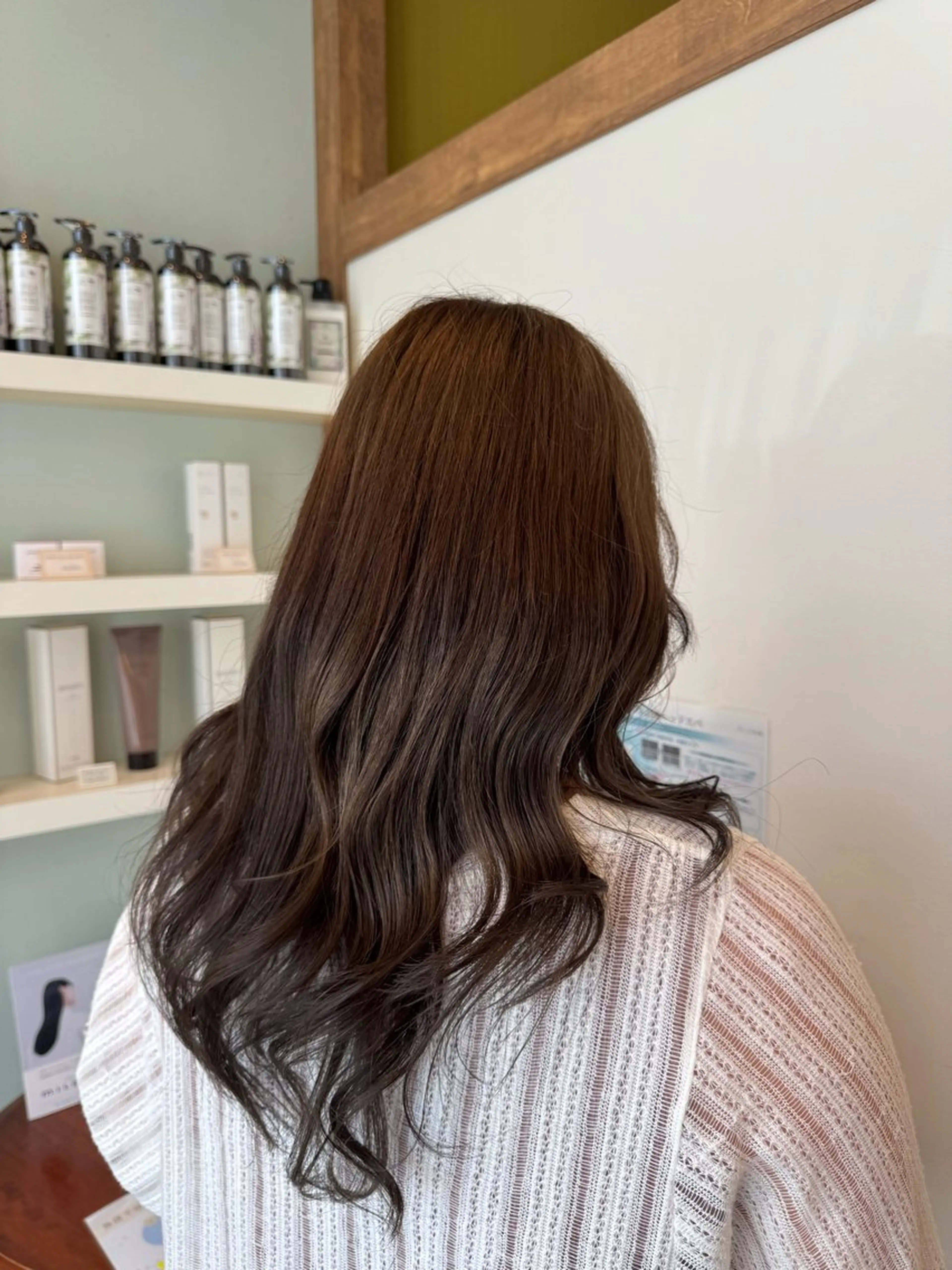 セミロング フカモト カエデのヘアスタイル