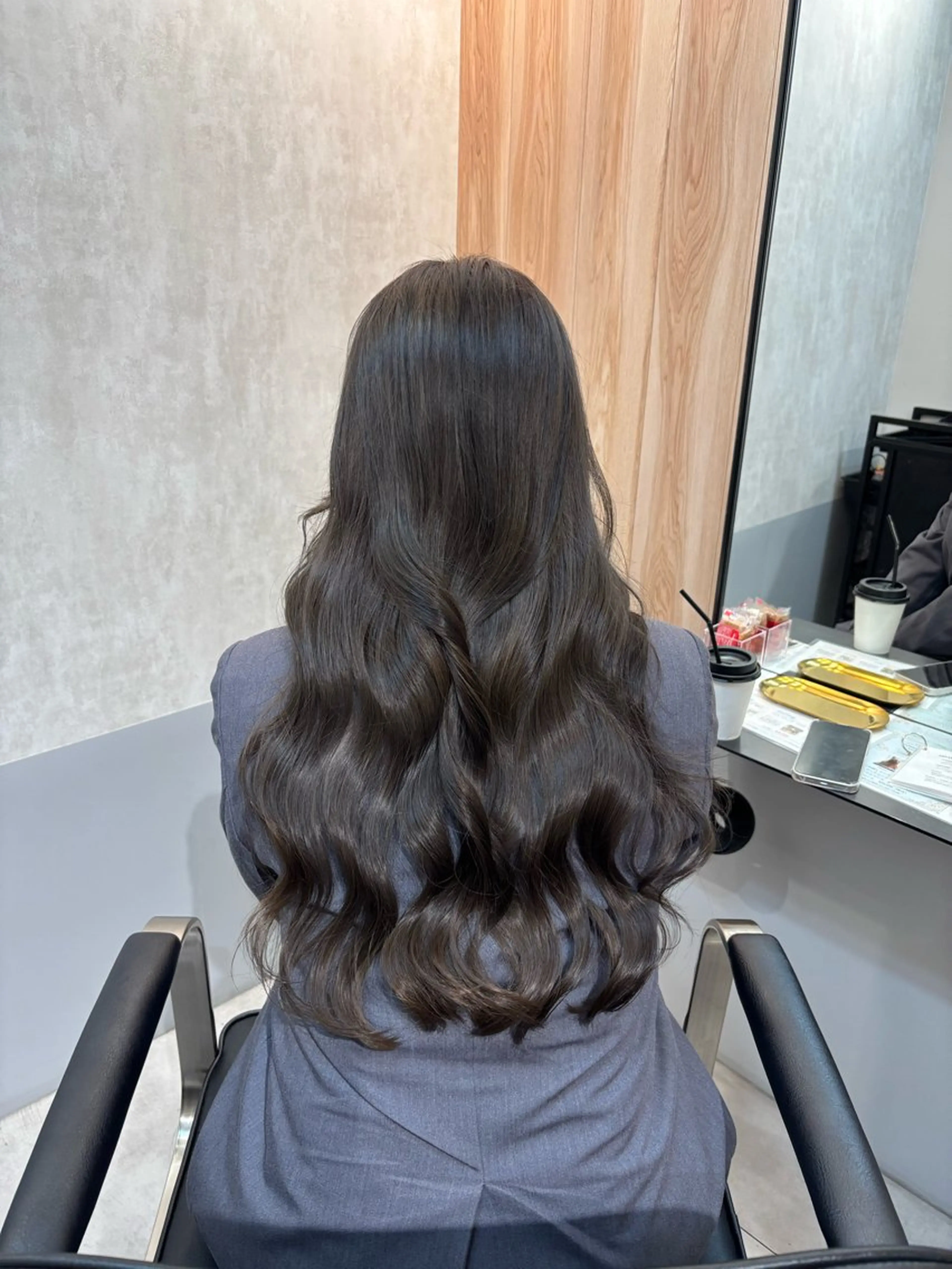 ロング カラー ヘアカラー トリートメント ✨津田佐功/兵庫三宮 /カラー/縮毛矯正✨のヘアスタイル