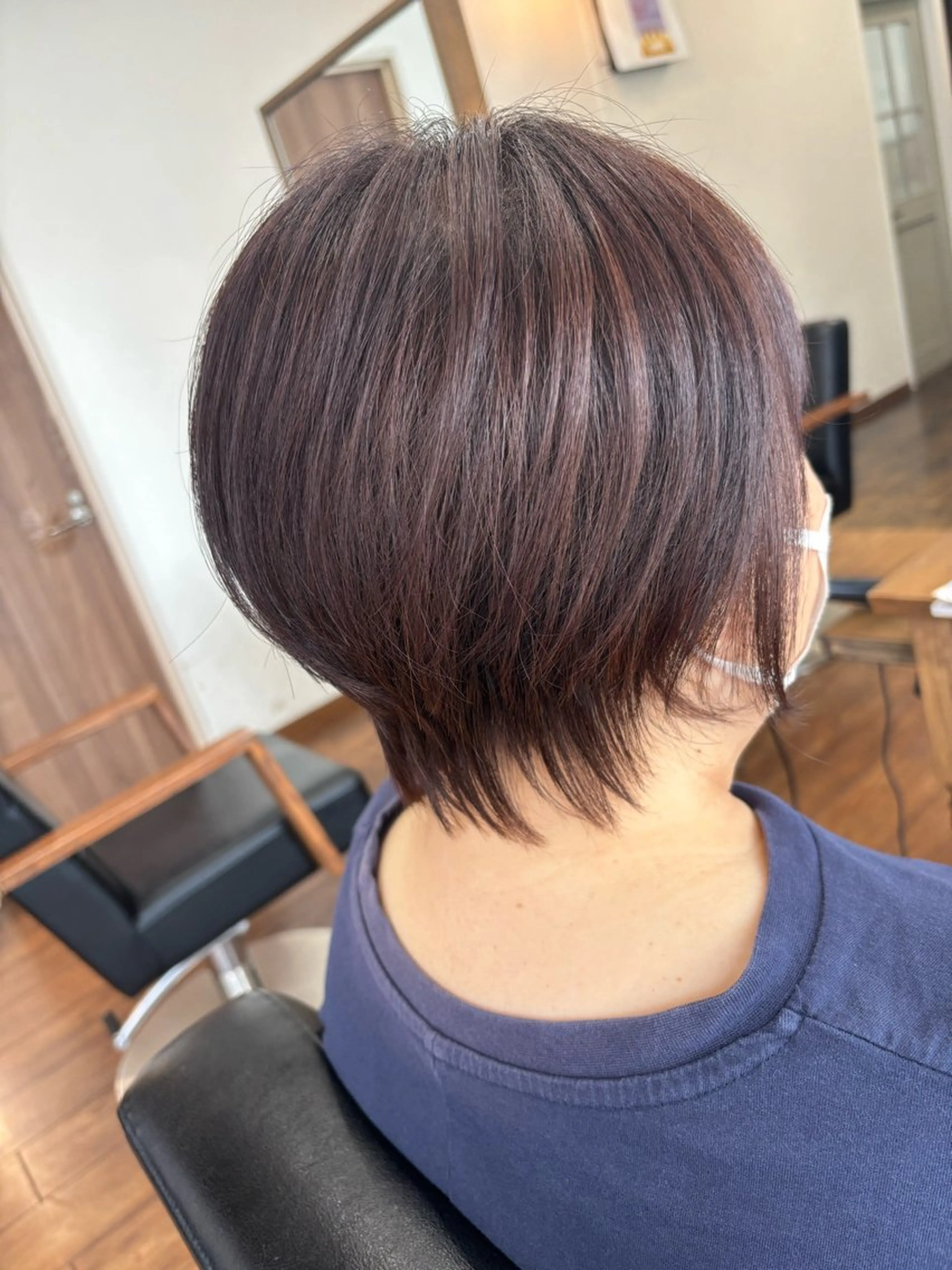 ショート くびれヘア ショートヘア 及川 千晴のヘアスタイル