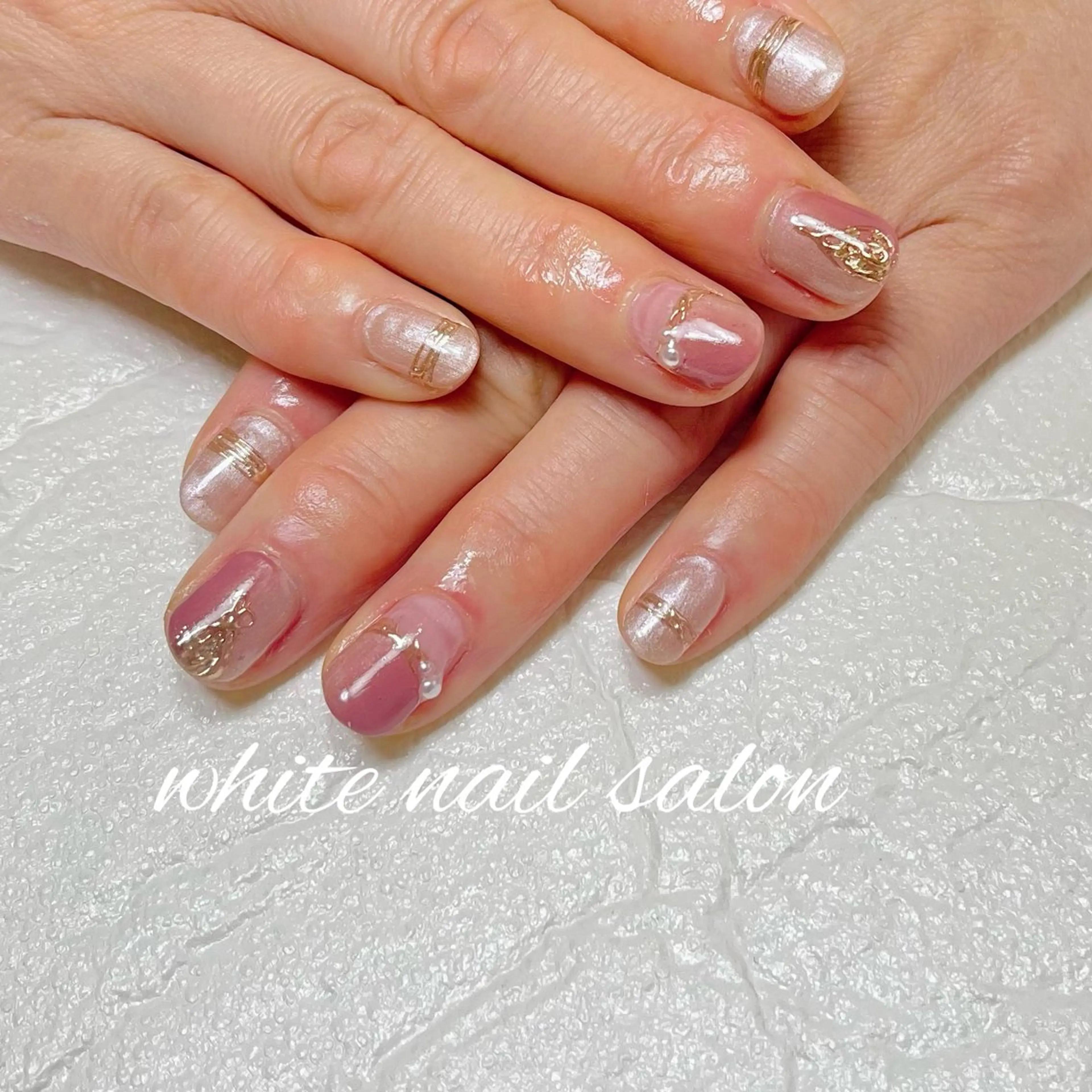 ネイル ハンドネイル white nail salonのネイルデザイン