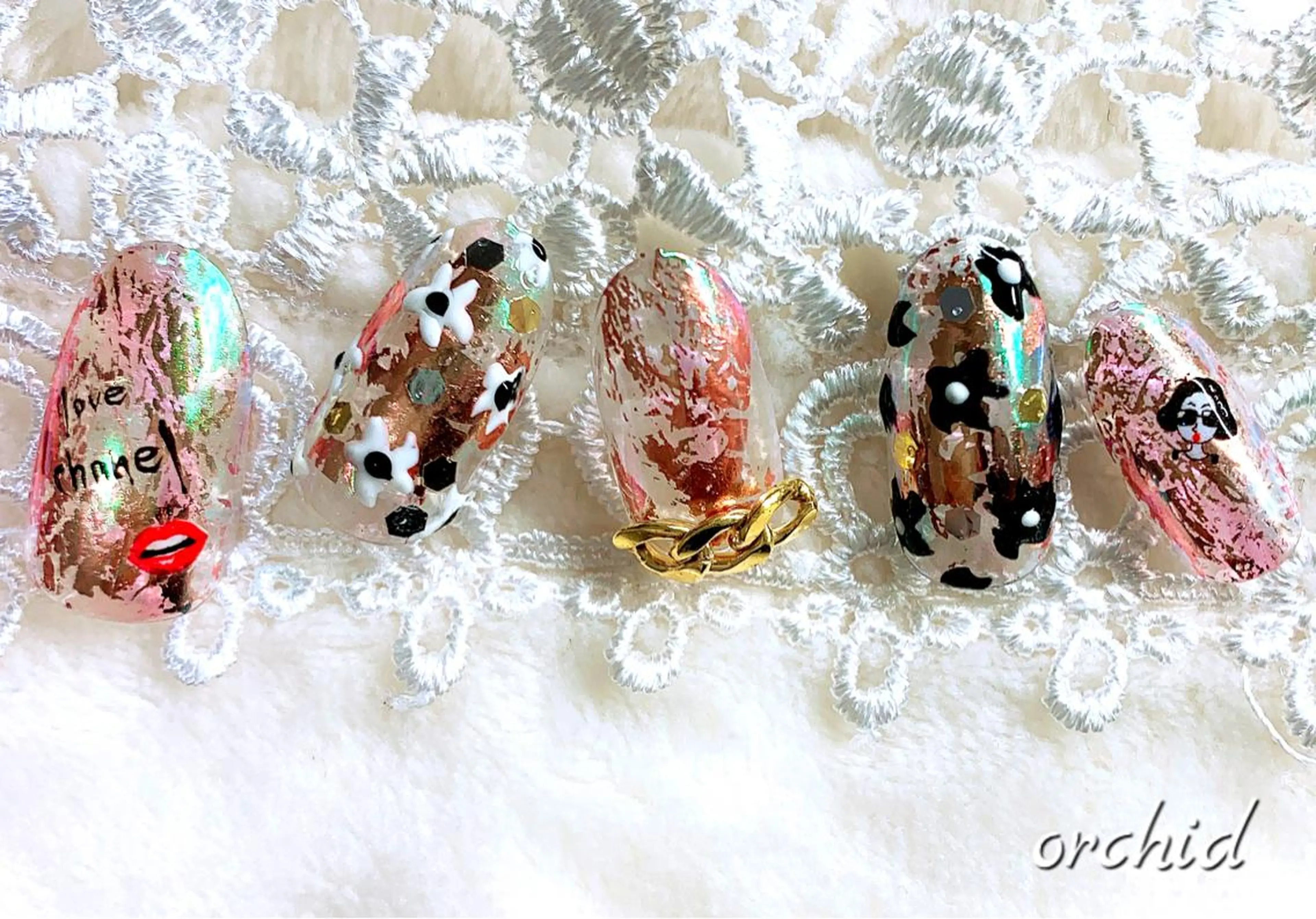 ネイル orchid ♡オーキッドのネイルデザイン