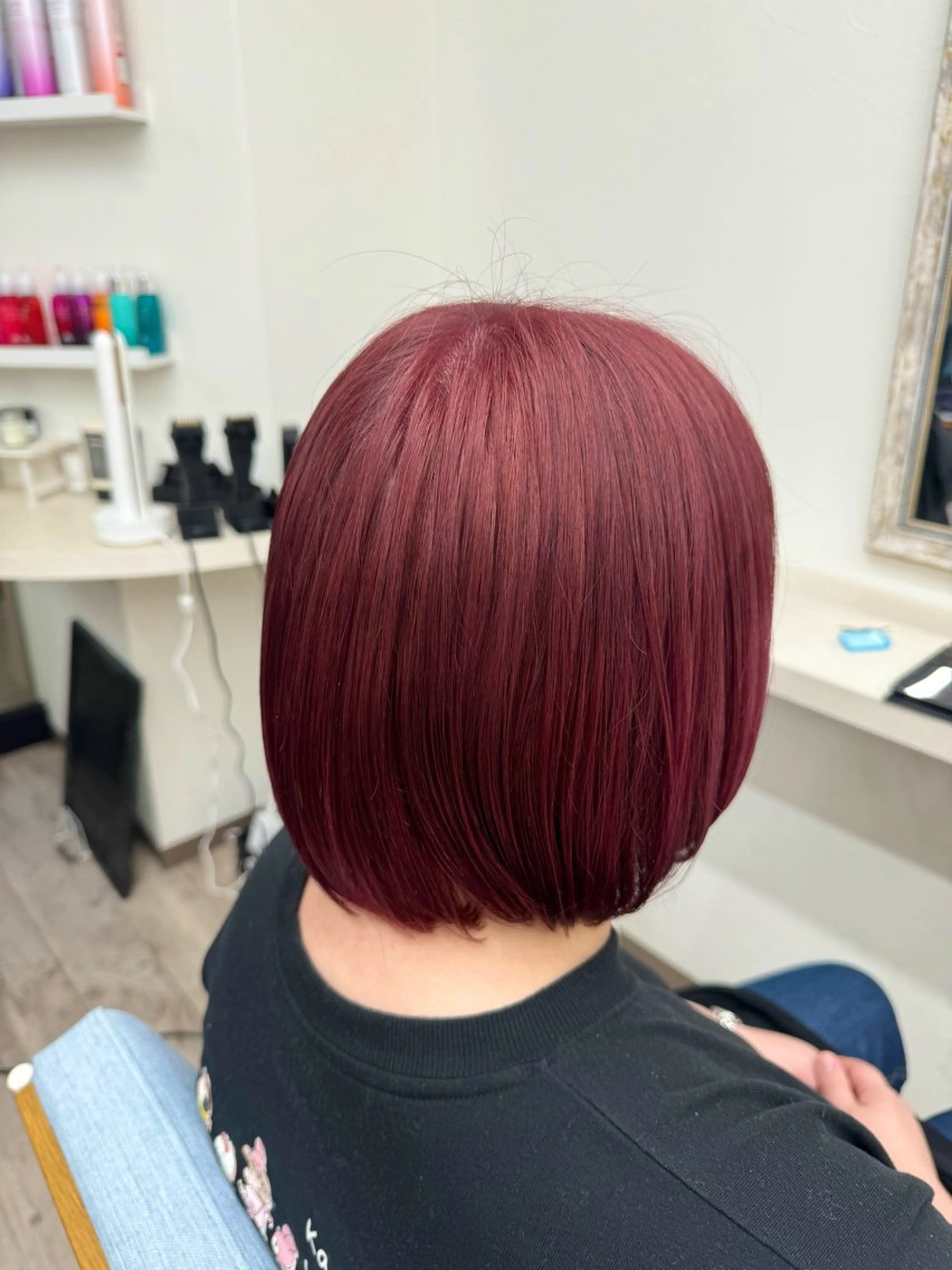 カラー ピンクカラー ヘアカラー 清水 玲奈のヘアスタイル