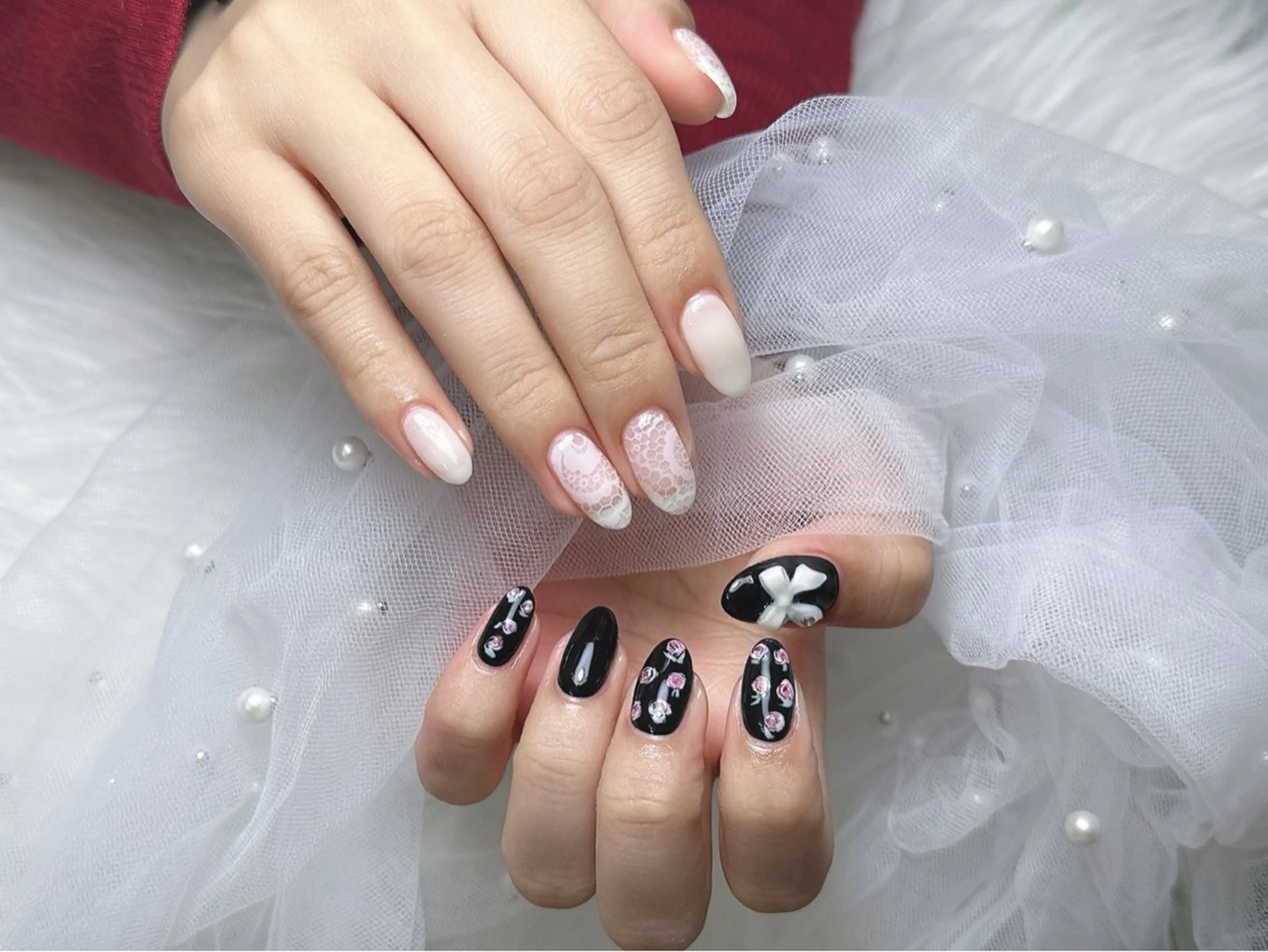 ネイル ハンドネイル Eclat〔ｴｸﾗ〕 MOEKA𝜗𝜚*のネイルデザイン