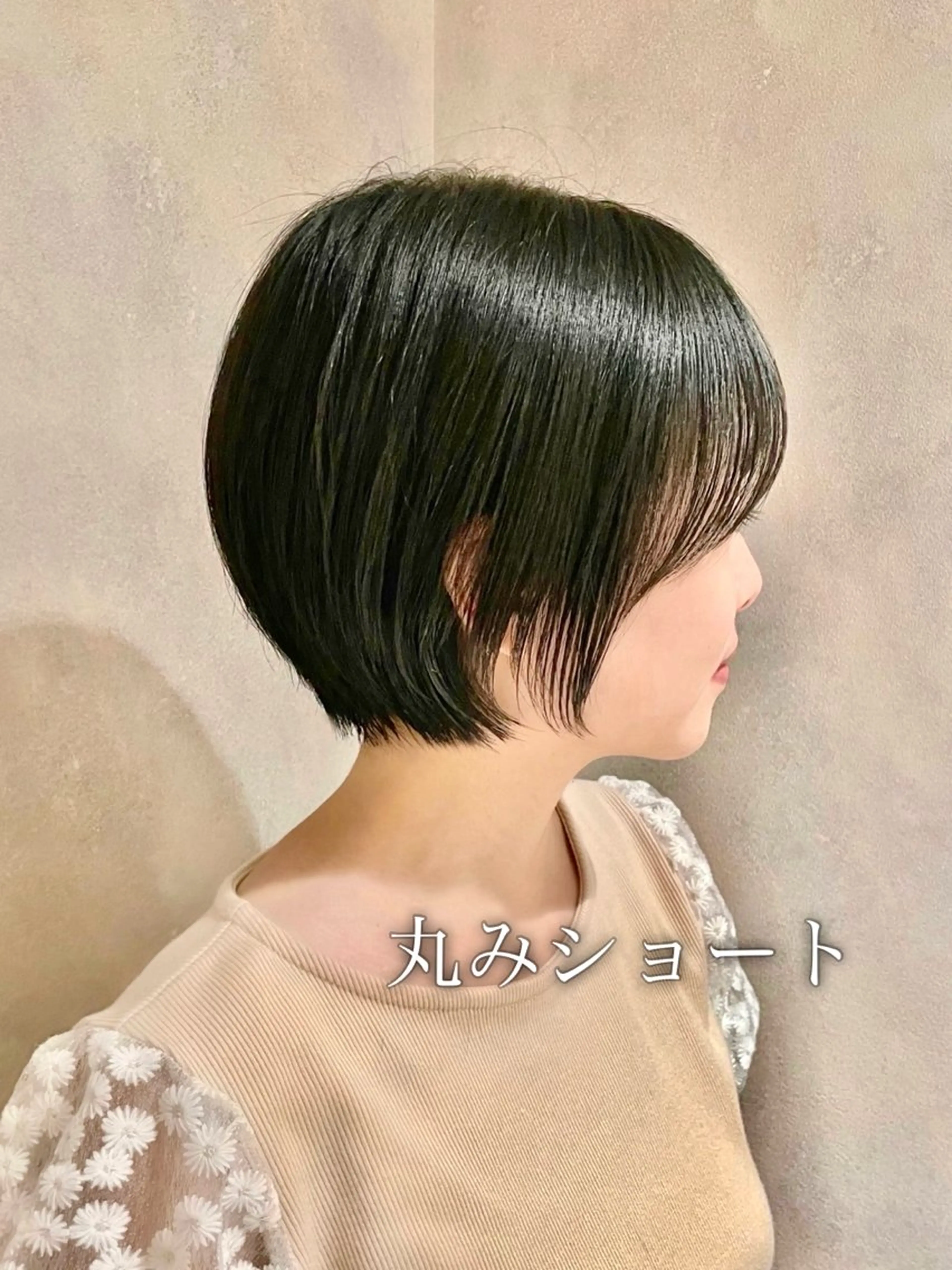 ショート カラー カット トリートメント ショート/ボブ/ 透明感カラー/ほのかのヘアスタイル