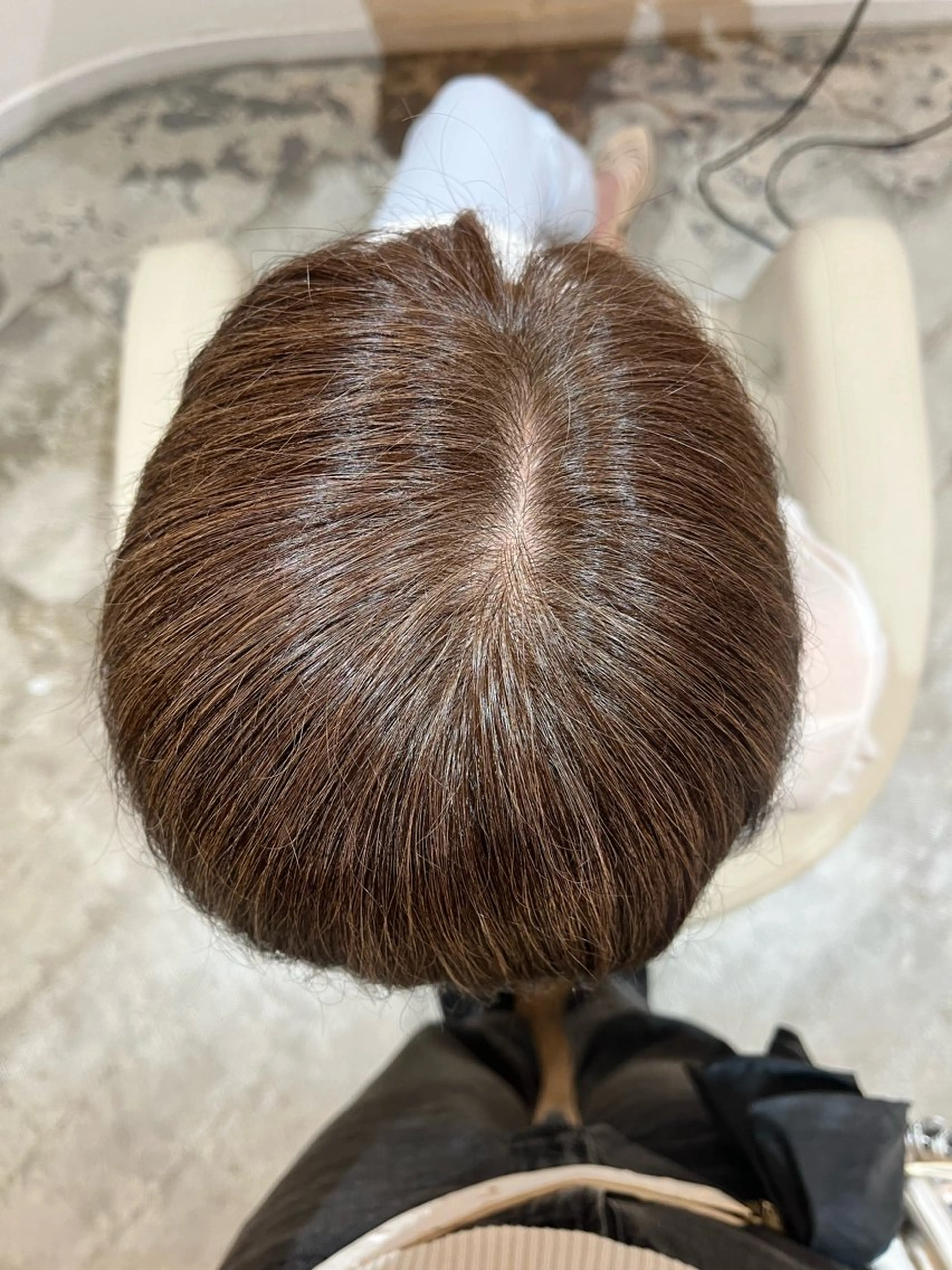 カラー 福島 怜奈のヘアスタイル