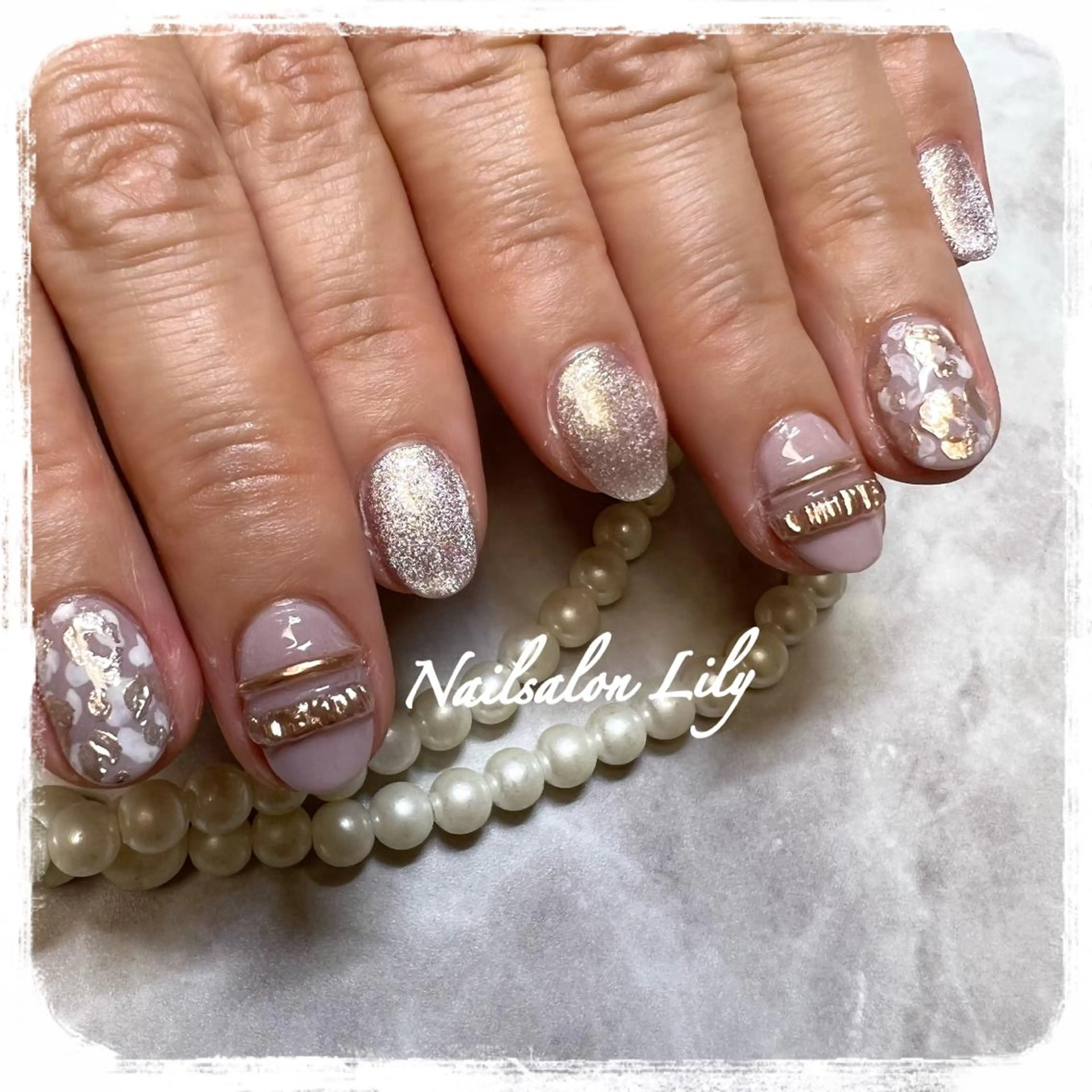 ネイル ハンドネイル Lily*nail 🌻Mii🌻のネイルデザイン