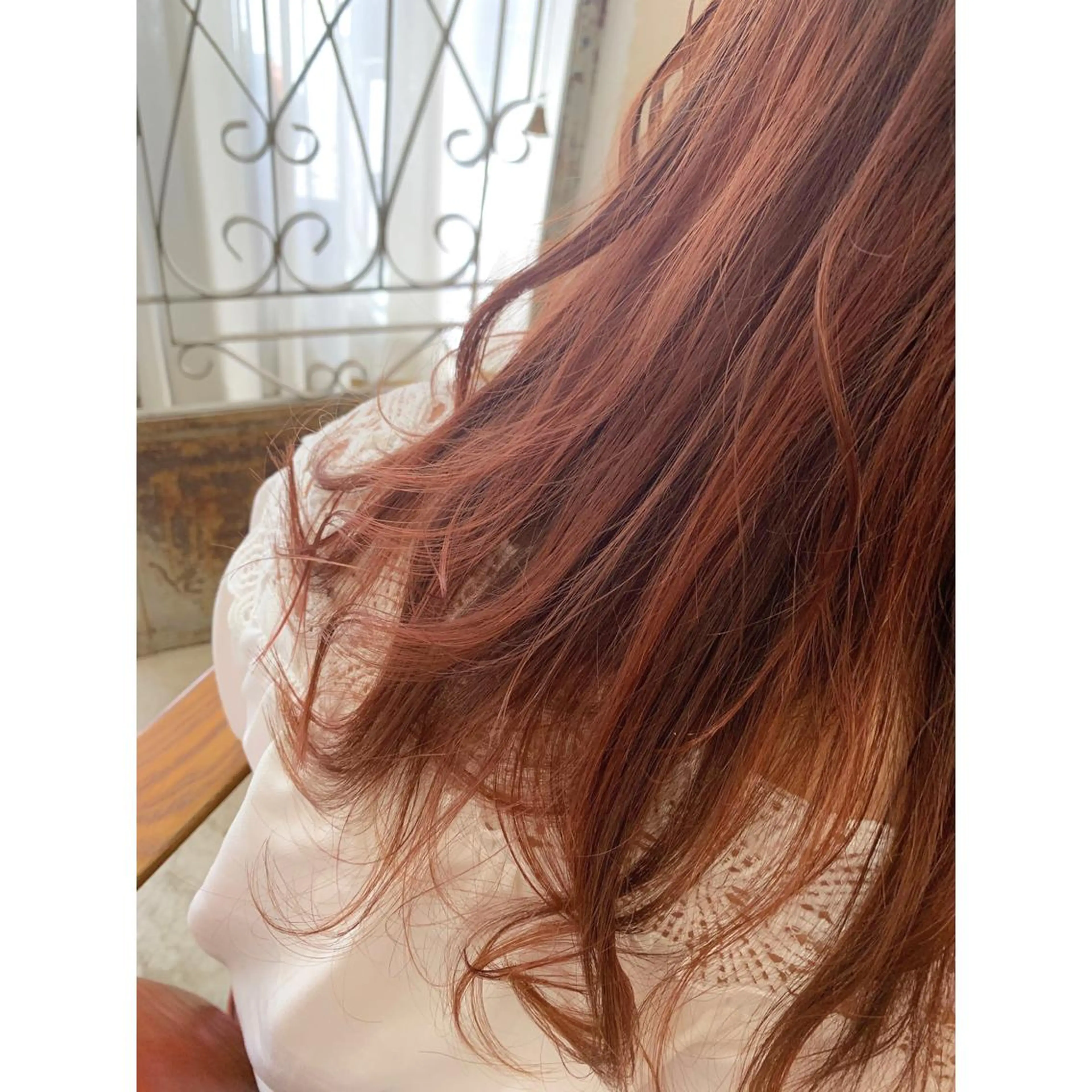 ロング カラー カット ヘアカラー fio マナミのヘアスタイル