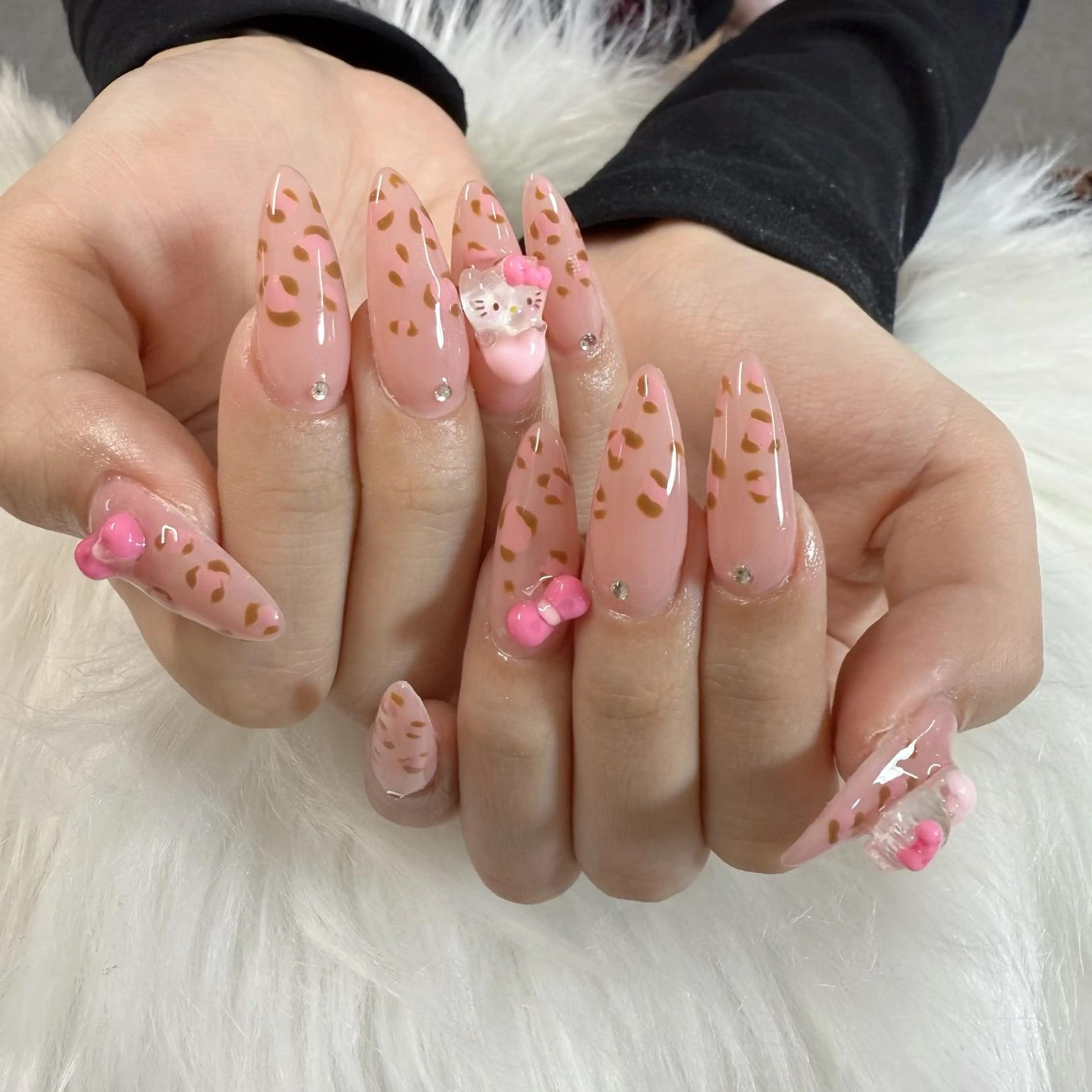 ネイル ハンドネイル 🎀nana🫧 ワンホンネイル🎀のネイルデザイン