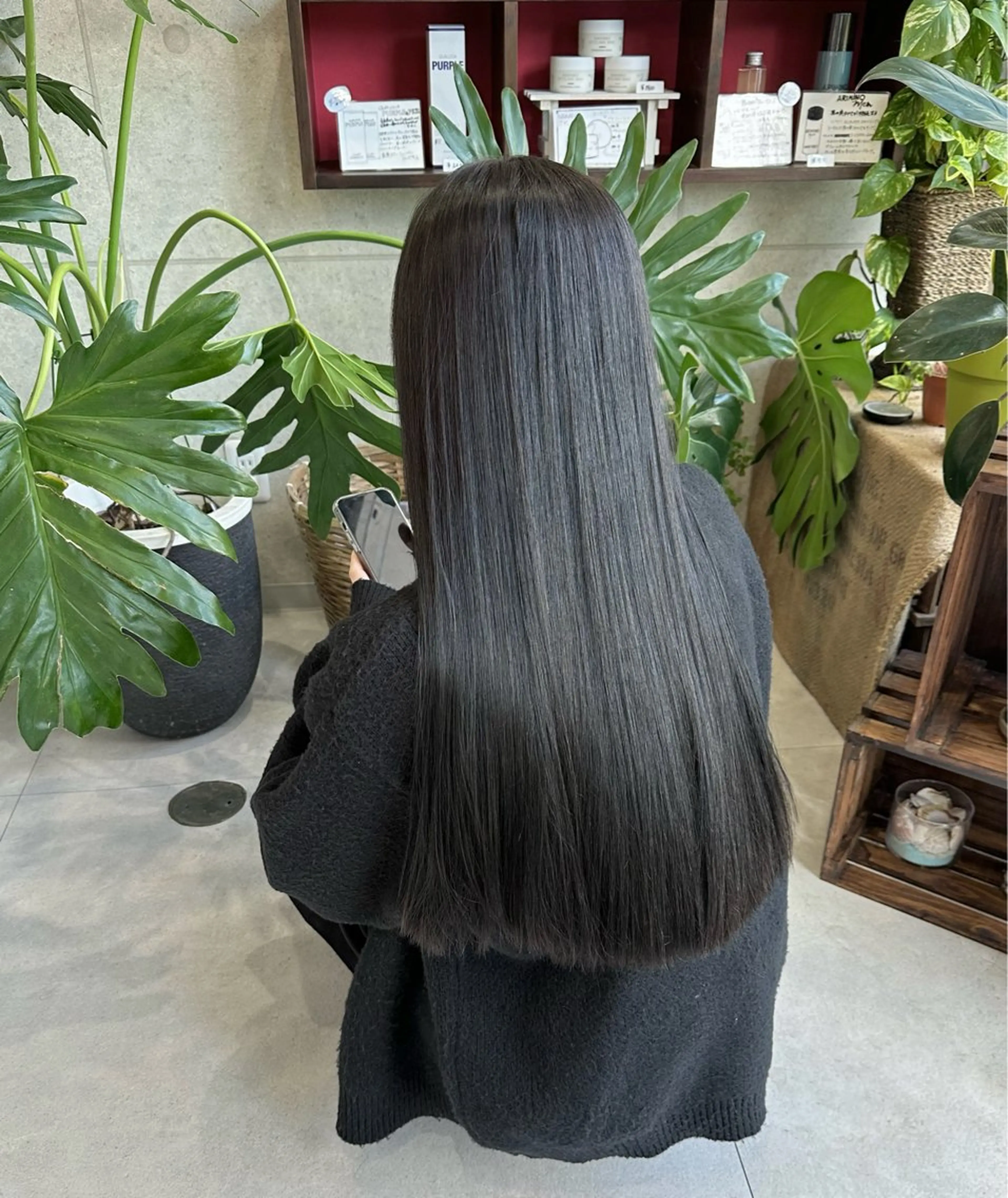 ロング カラー 髪質改善 遠藤惟斗/自由が丘/ 透明感カラー/パーマのヘアスタイル