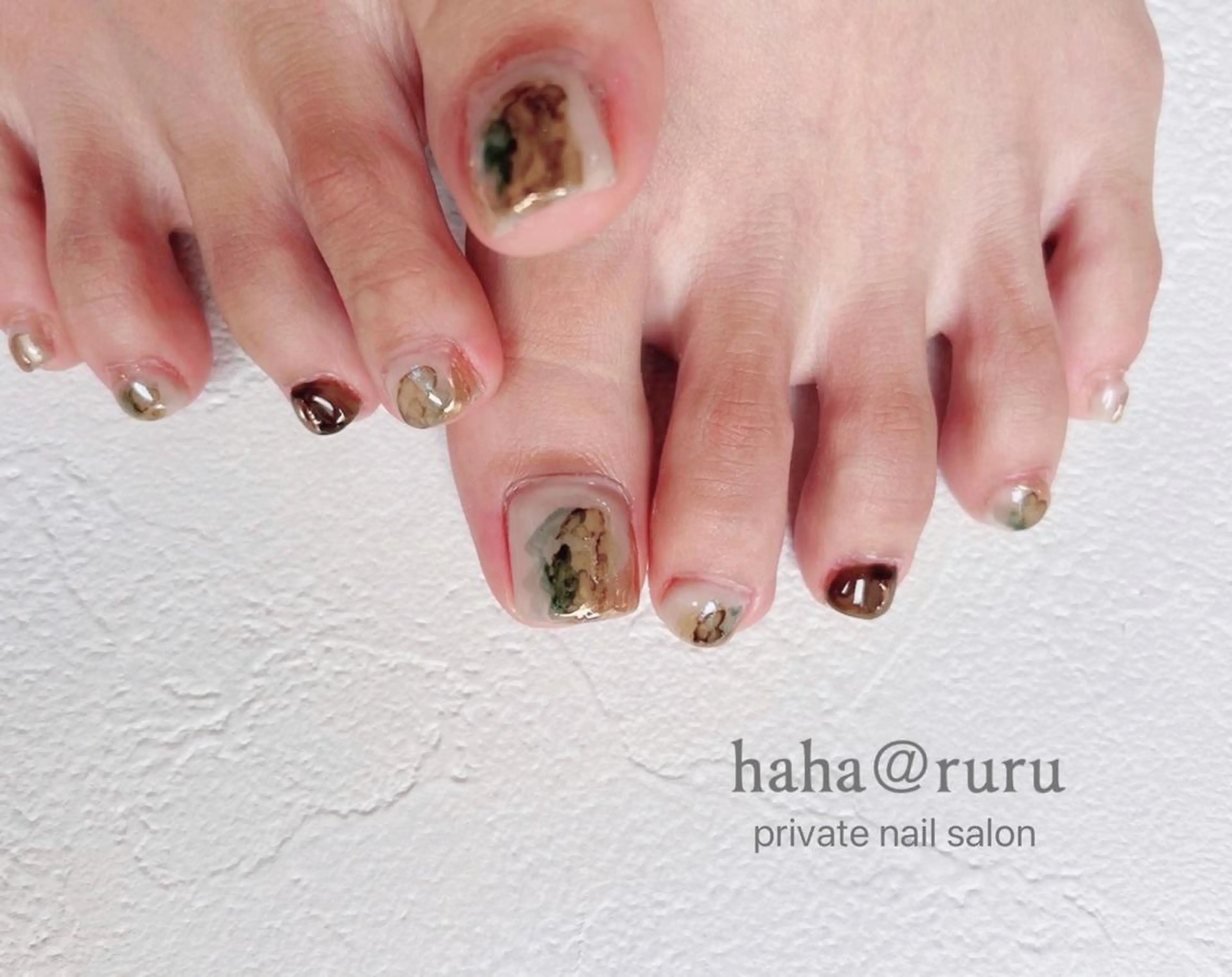 ネイル haha@ ruruのネイルデザイン