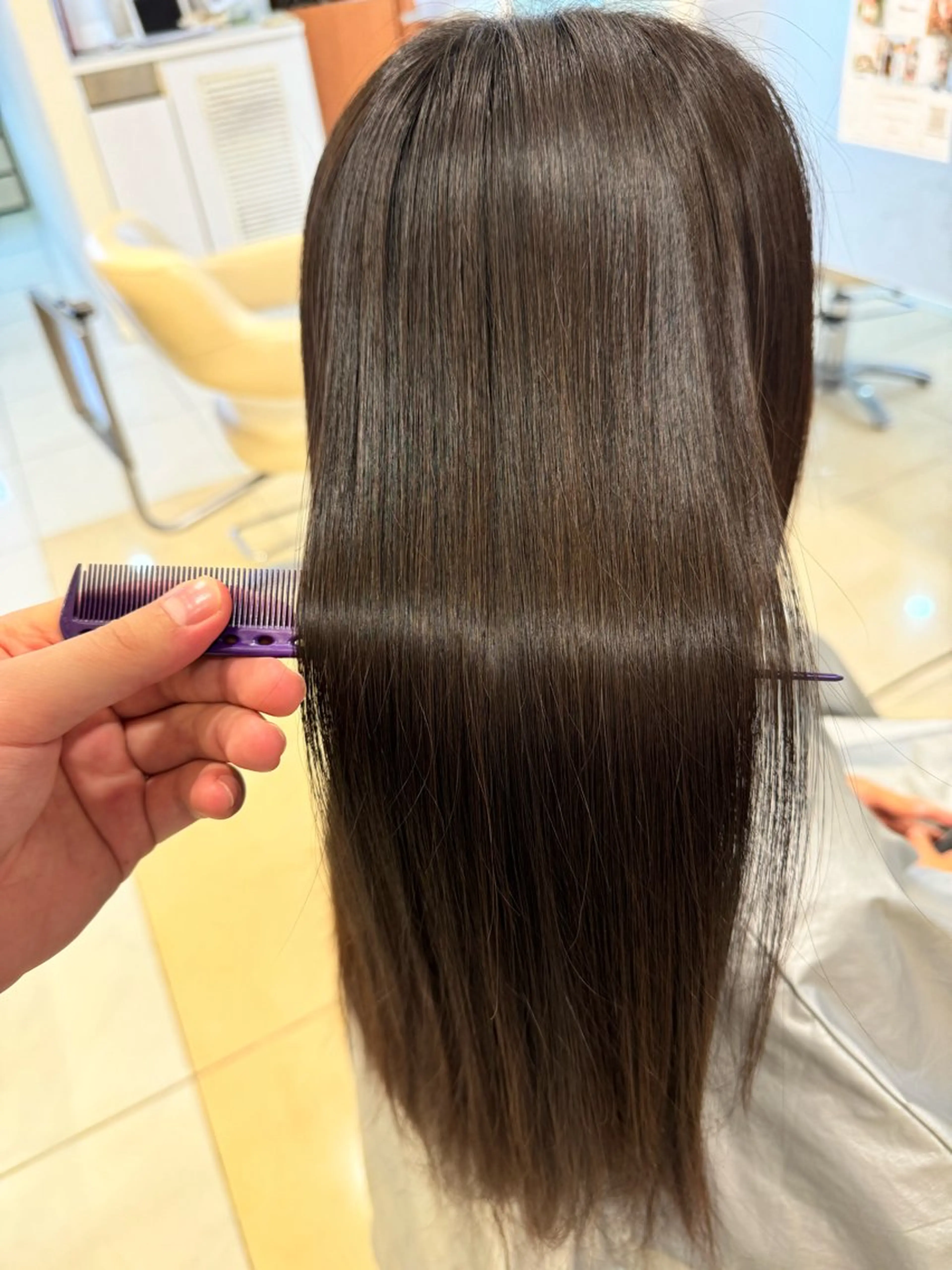 ロング 縮毛矯正 🎈カラーエステ 🎈通事  啓人のヘアスタイル