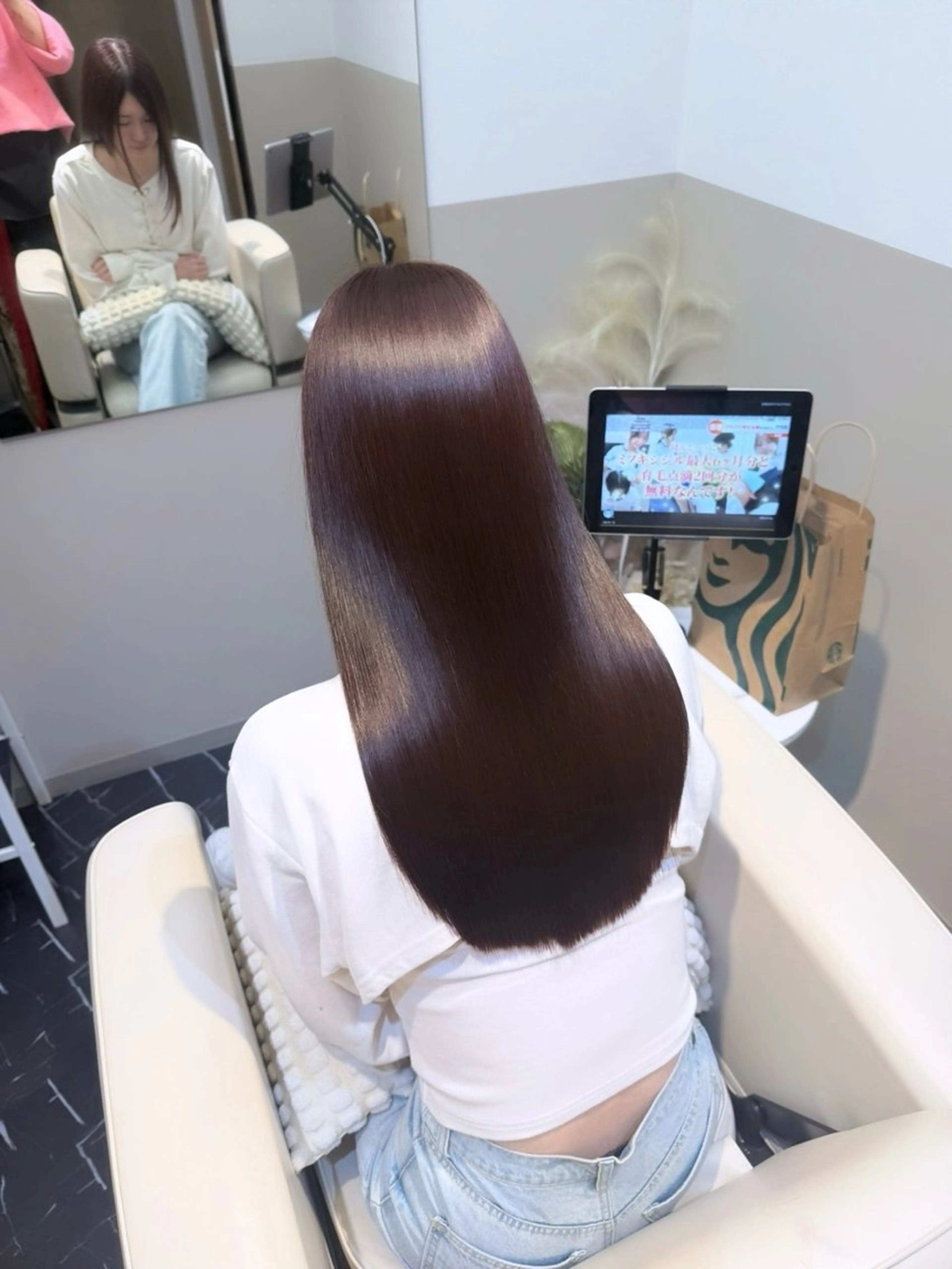 ロング カラー 髪質改善 縮毛矯正 トリートメント 神戸本格派髪質改善 /MITSUKIのヘアスタイル