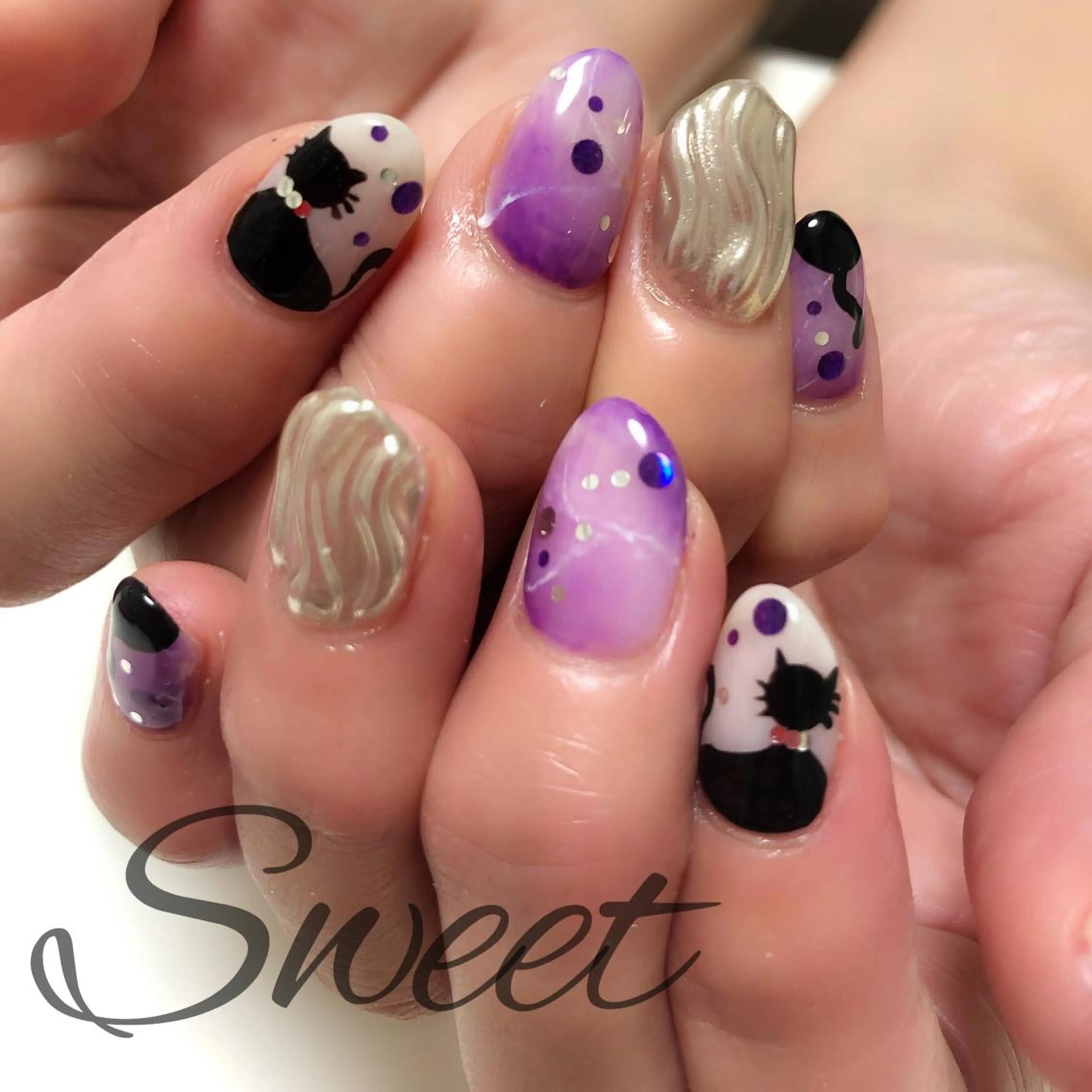 ネイル sweet 仲野陽子のネイルデザイン