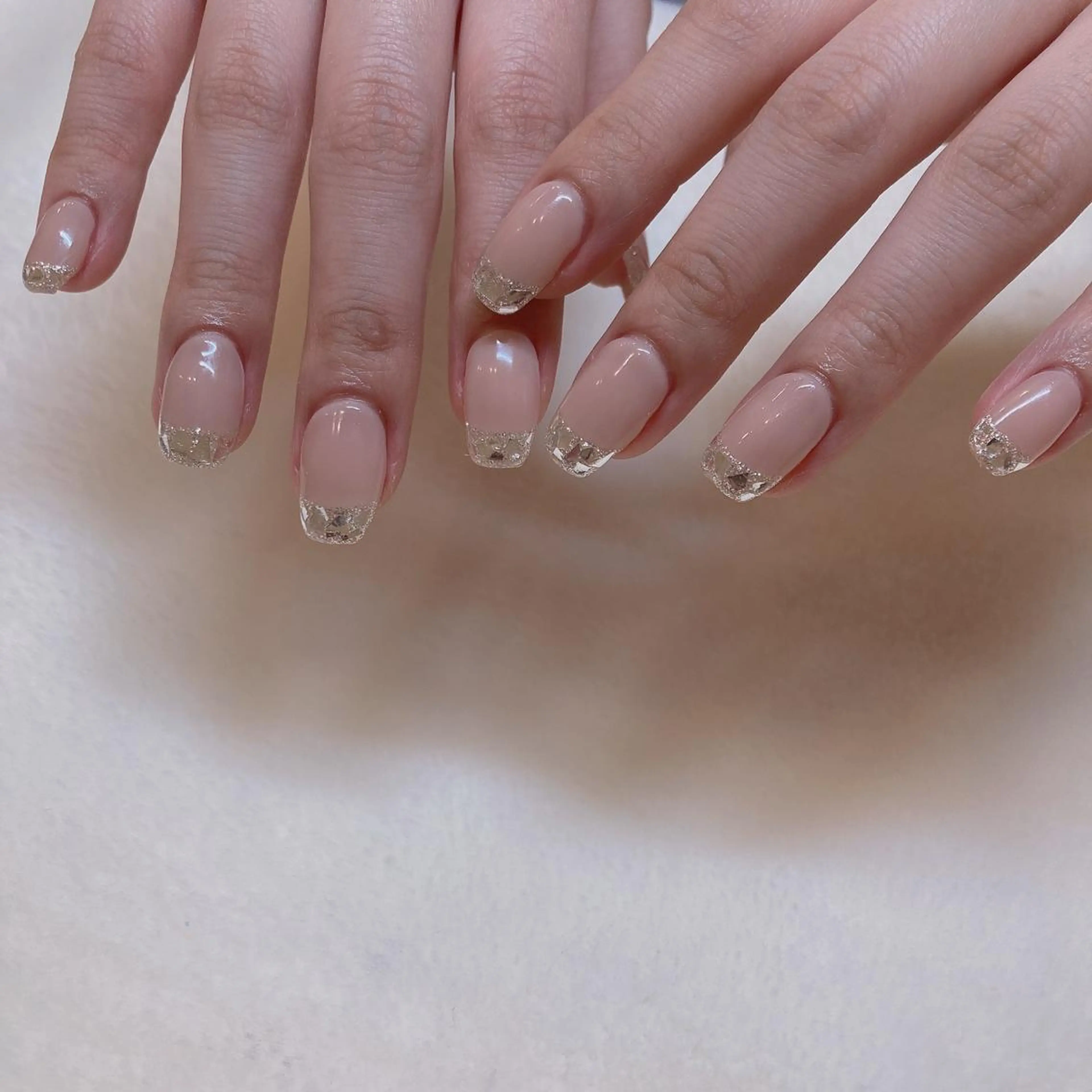 ネイル ハンドネイル 韓国ネイル/ワンホン ネイル🎀表参道3分のネイルデザイン