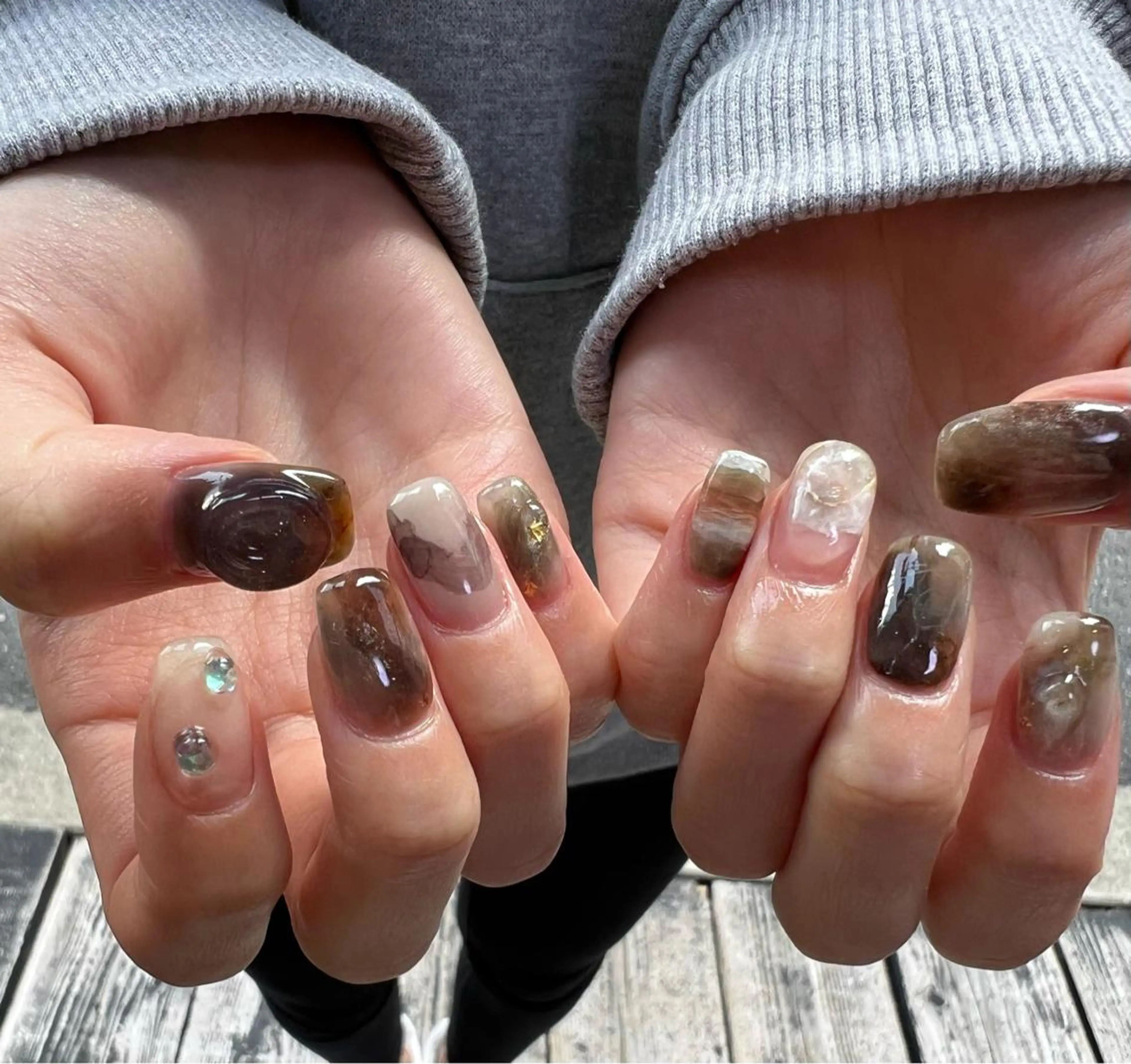 ネイル 持ち込み ハンドネイル Nail salon Museのネイルデザイン