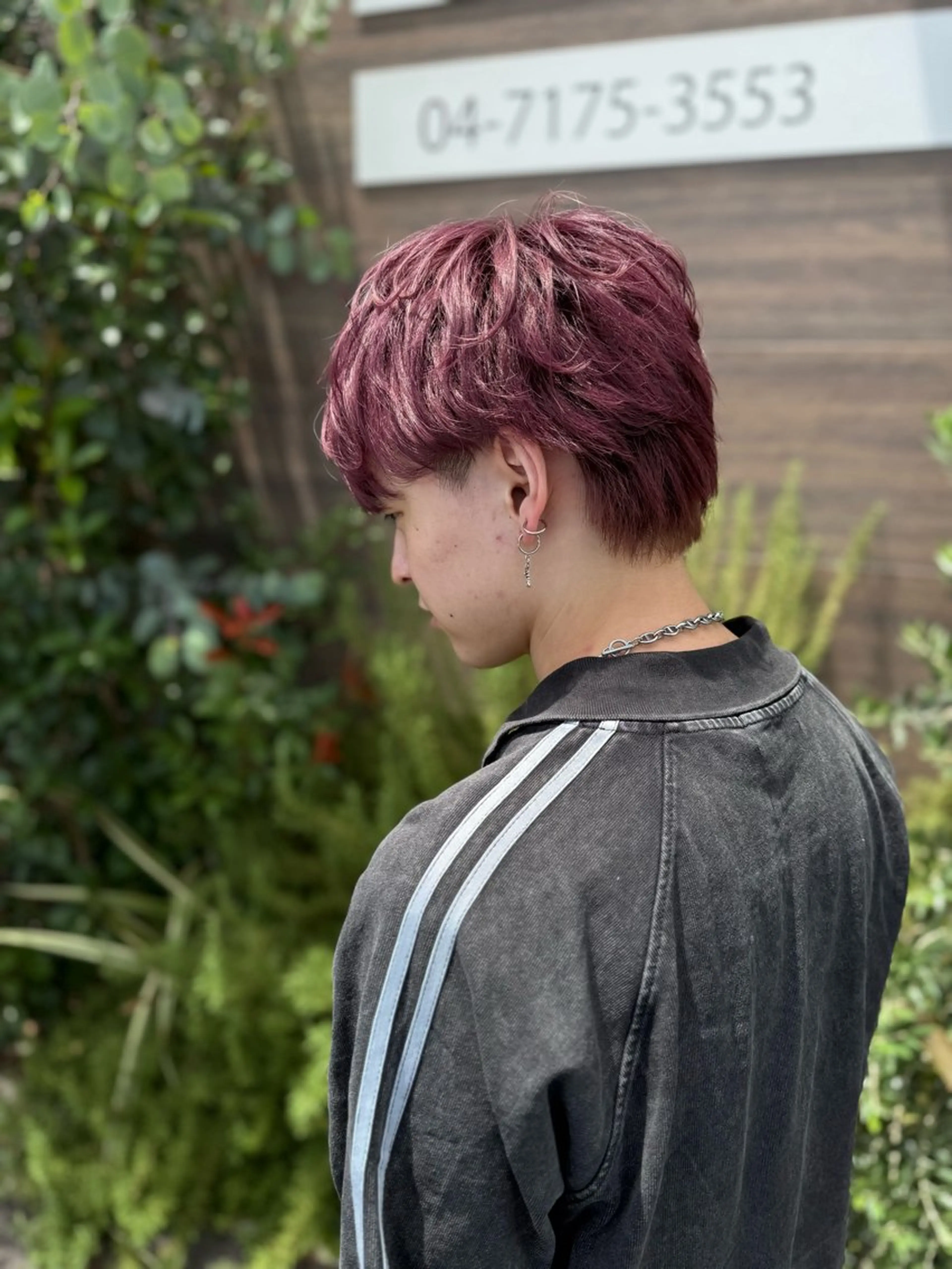 【メンズ限定】【ダブルカラー】デザインカット+ブリーチ+フルカラー+スパ5分の写真