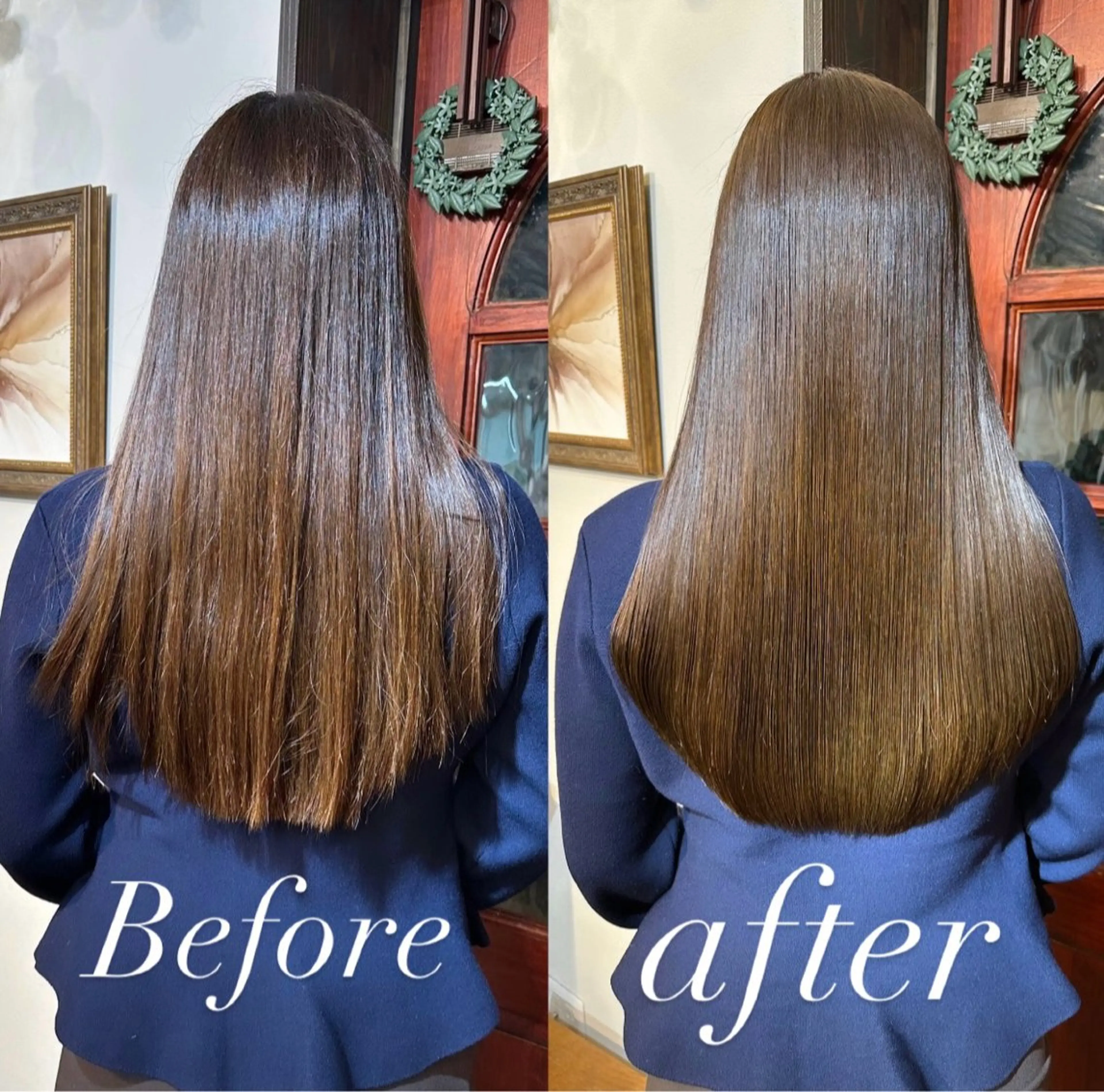 ロング カット 縮毛矯正 トリートメント 伏田 遼馬のヘアスタイル