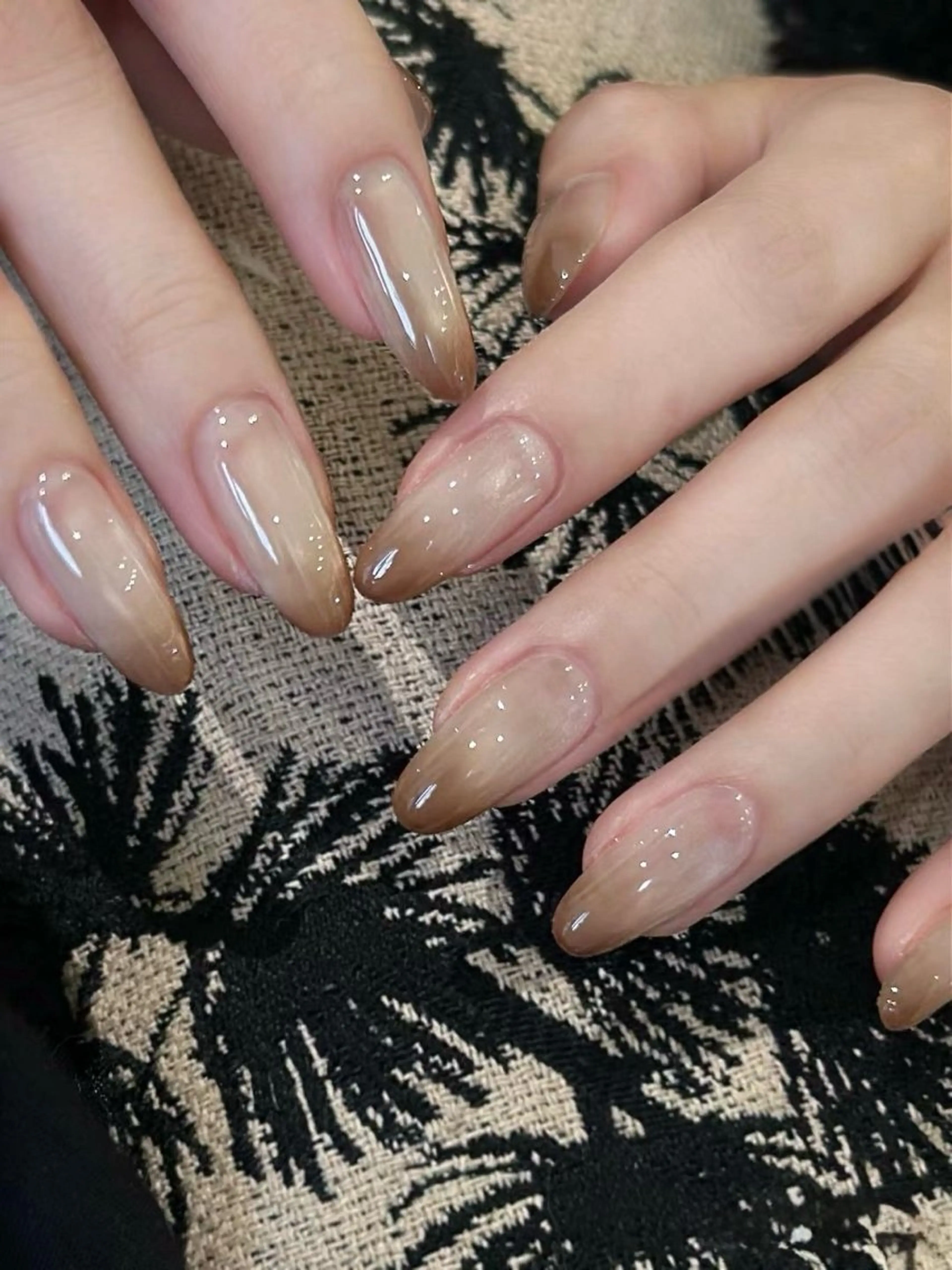 ネイル 長さ出し フレンチネイル グラデーション 卒業式 マグネットネイル ハンドネイル MIHANA NAILのネイルデザイン