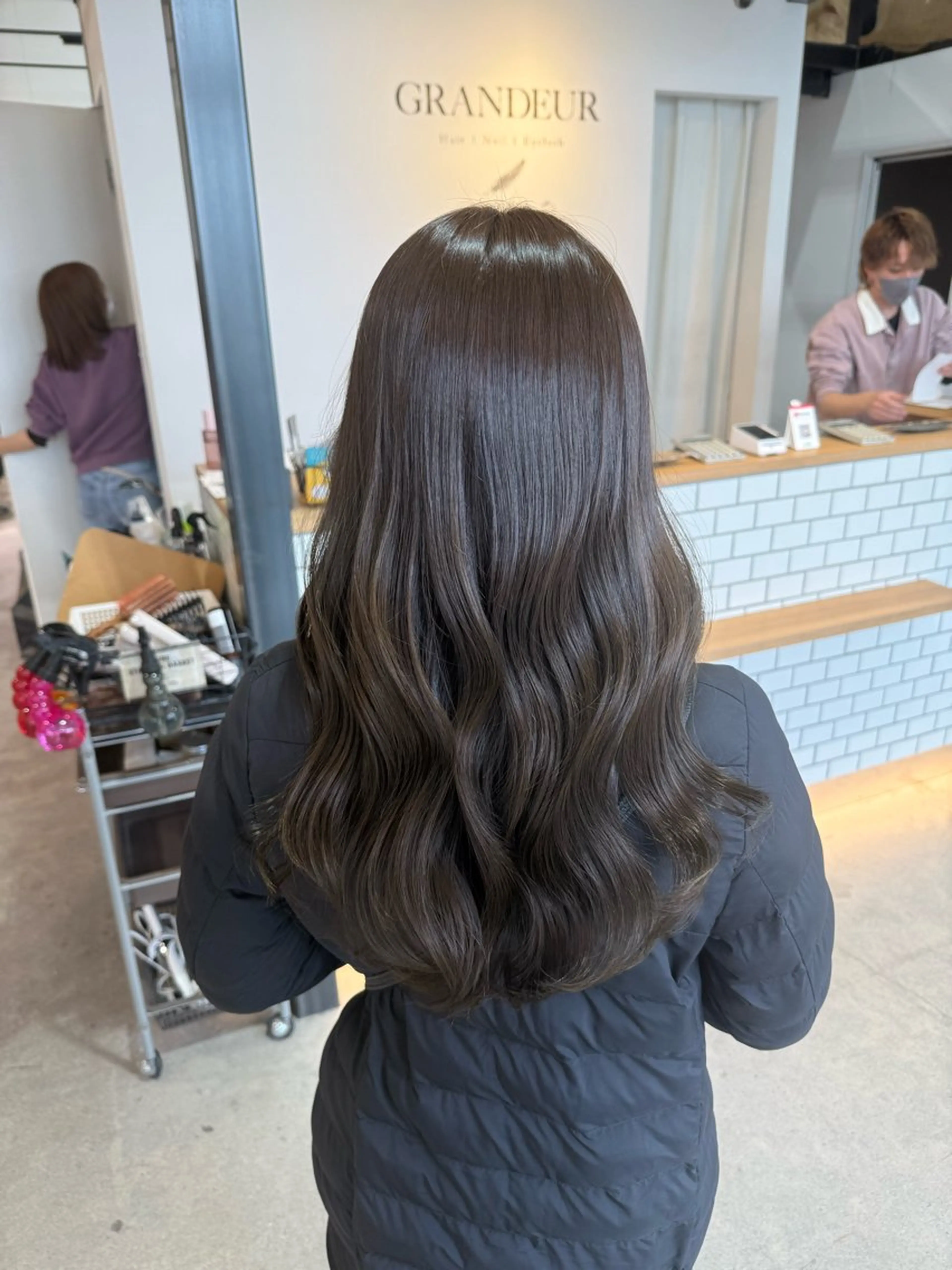 【15日まで限定価格✨️】ブリーチ無しダブルカラー☆ダメージレスな透明感カラーの写真