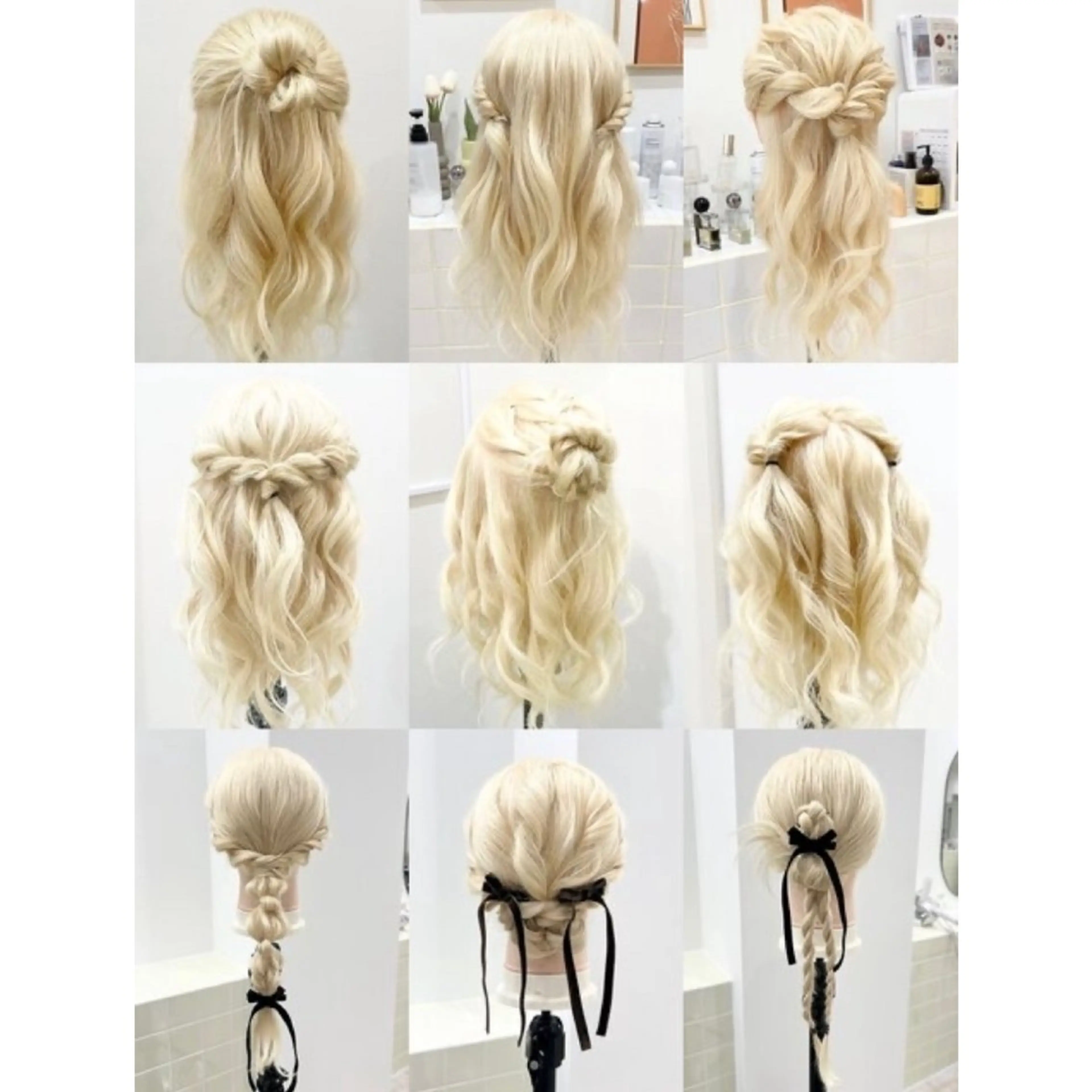 【選べる9種類】ハーフアップorヘアアレンジ30分コースの写真