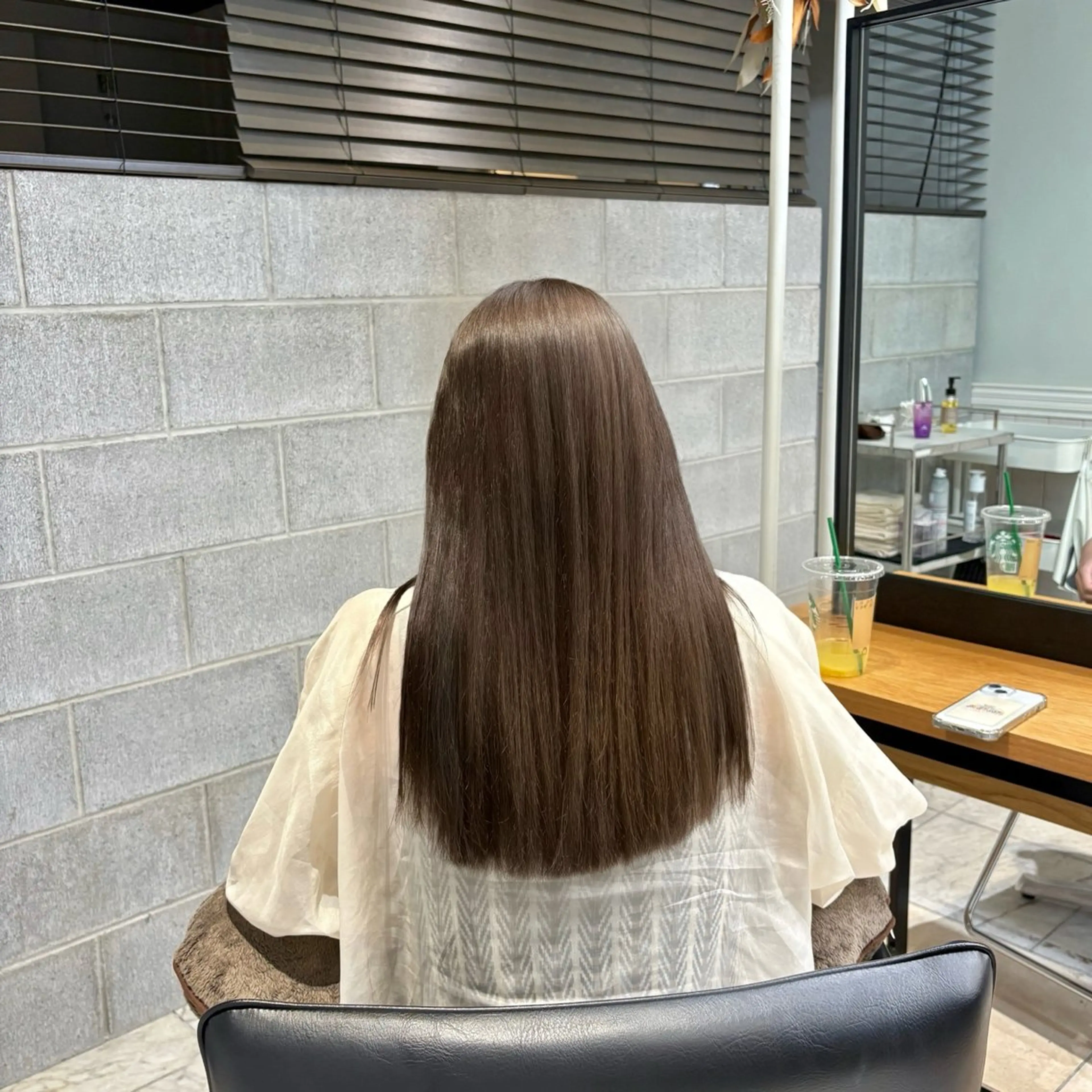 ロング カラー ヘアカラー トリートメント Lidee kanonのヘアスタイル