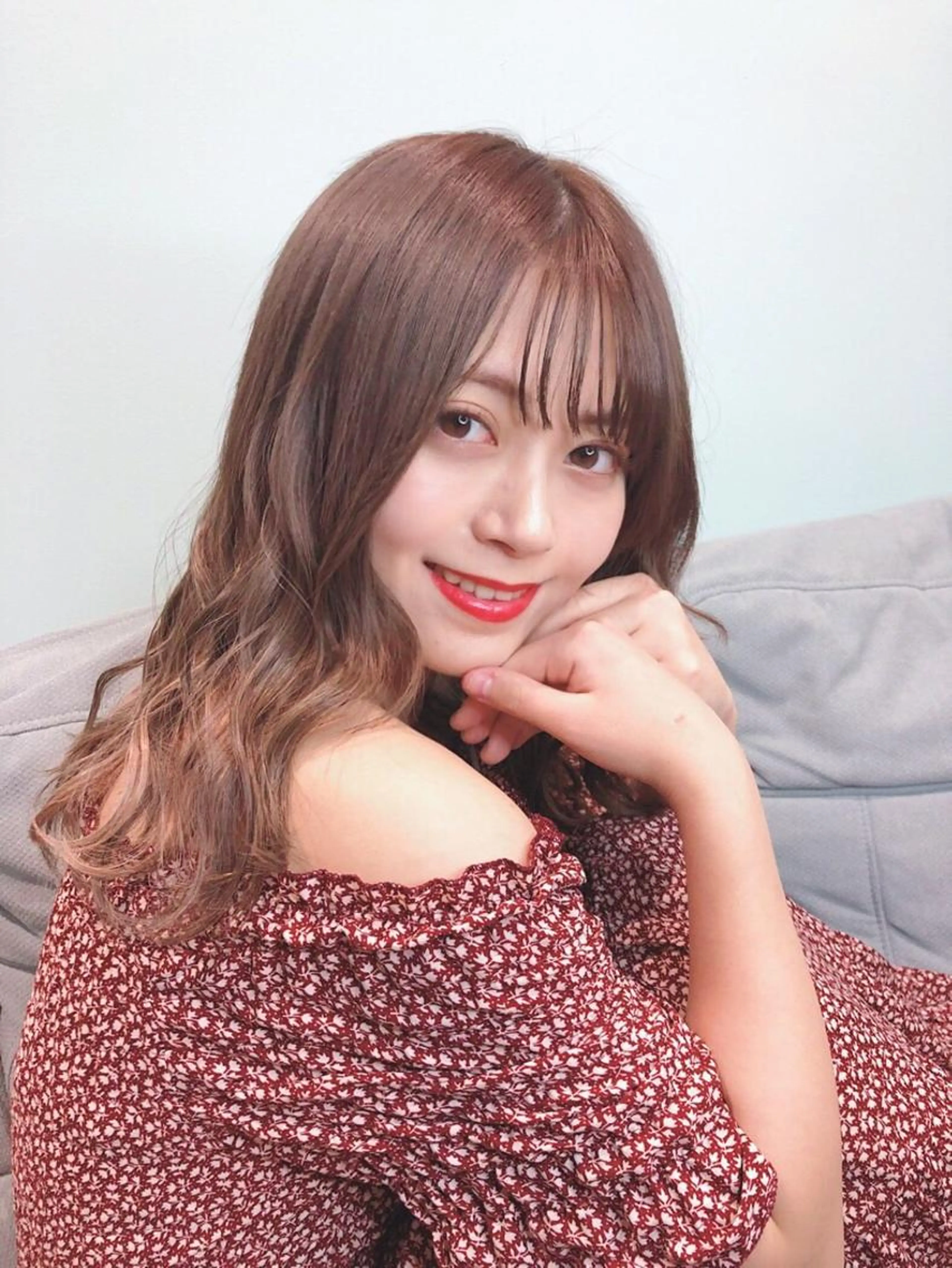 カット+herb🌿カラー◆低刺激のカラーでダメージの少ない髪質へ【金町】の写真