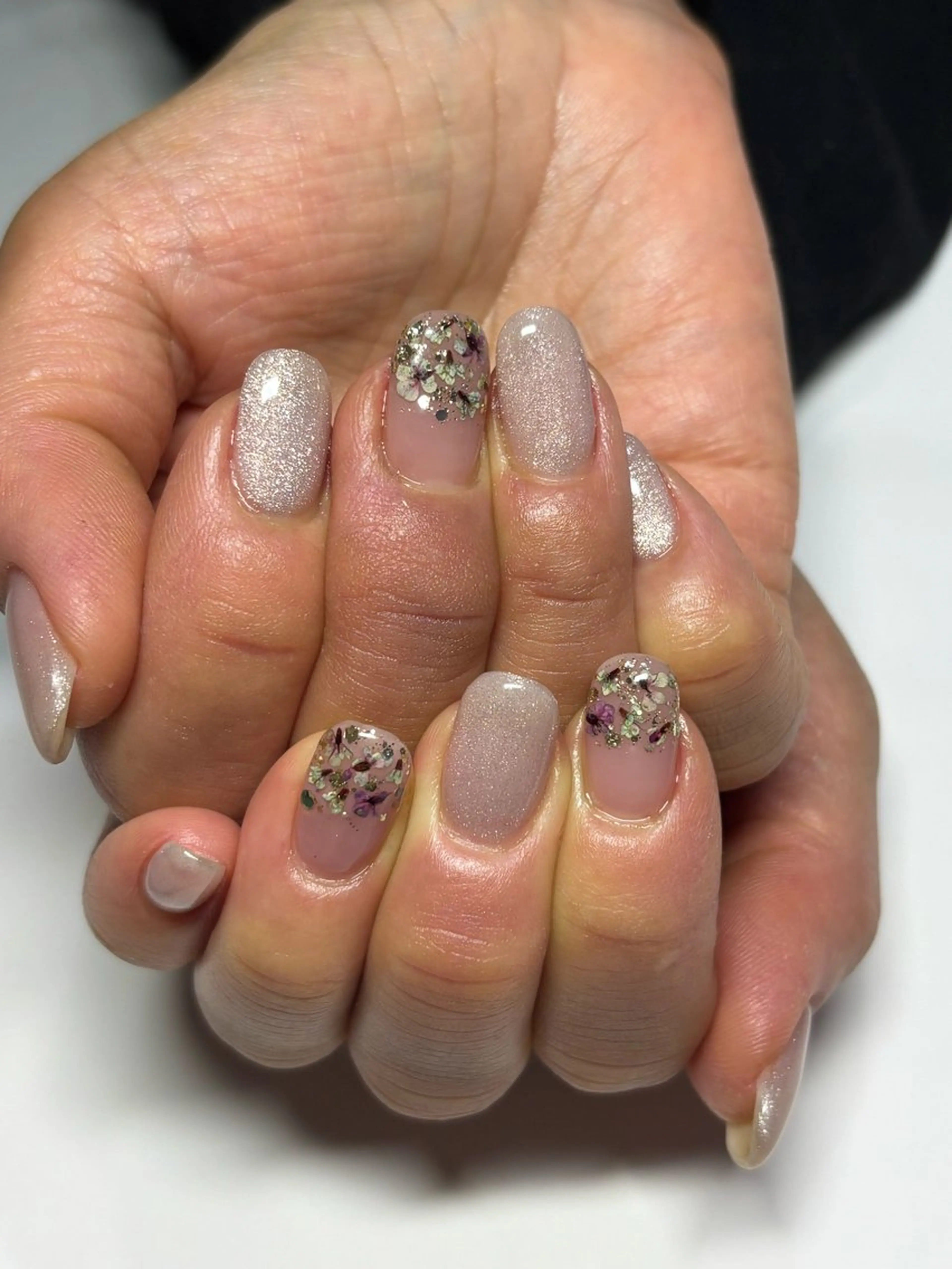 ネイル ジェルネイル グリーン 風口 麻由子のネイルデザイン