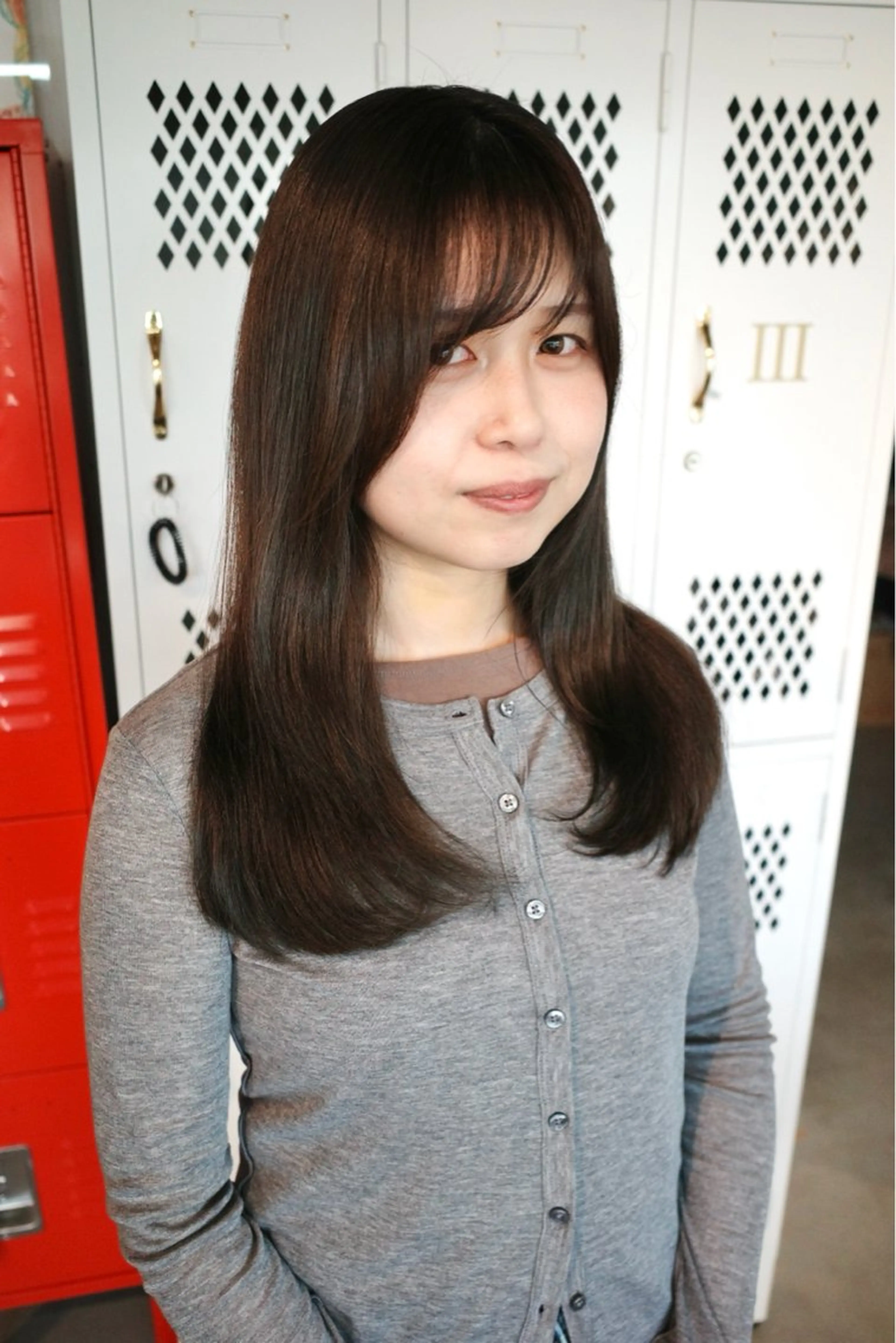 ロング ロング カット ヘアカラー 安藤 結花のヘアスタイル