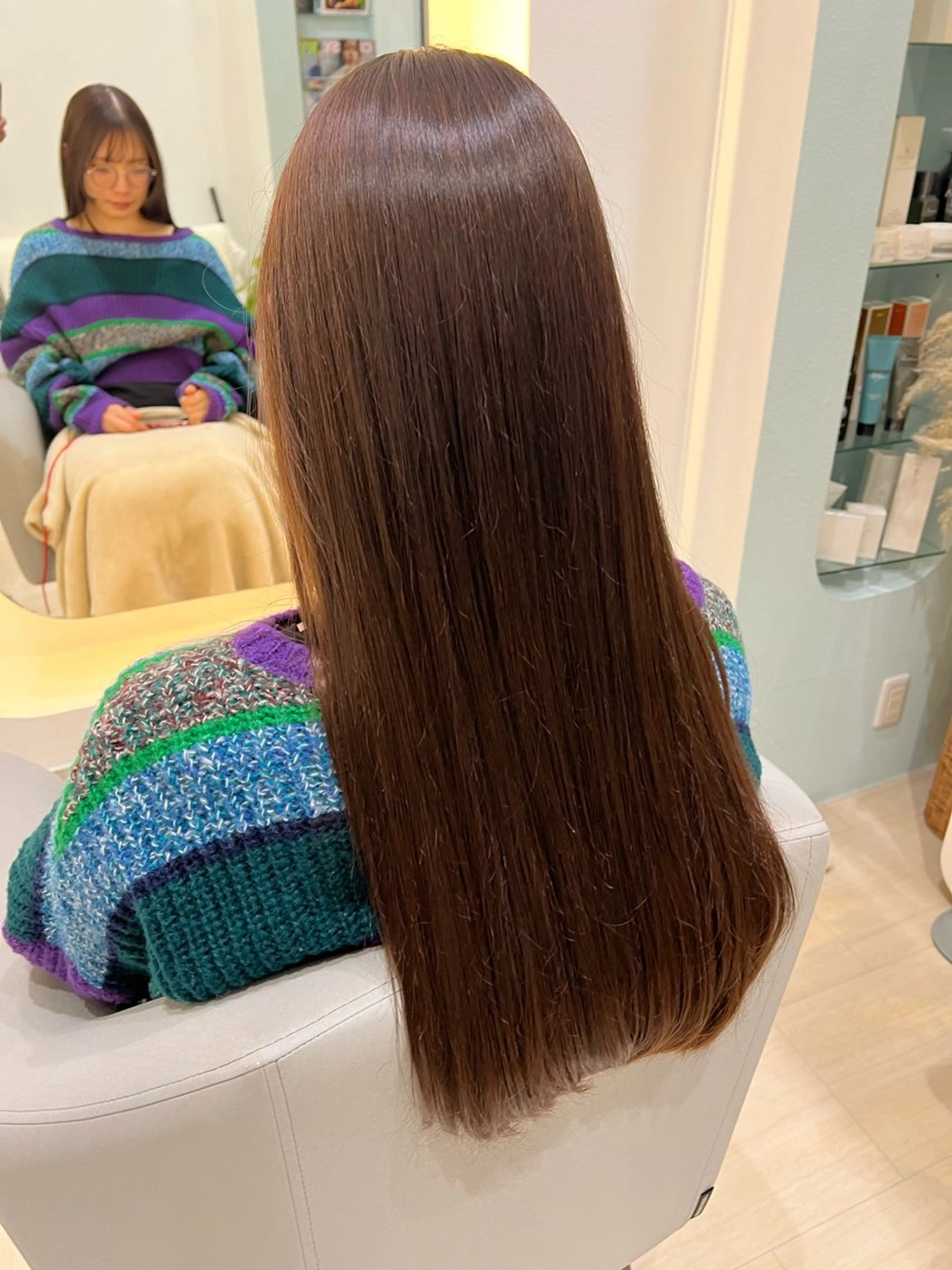 ロング カラー カット 堀井 凌平のヘアスタイル