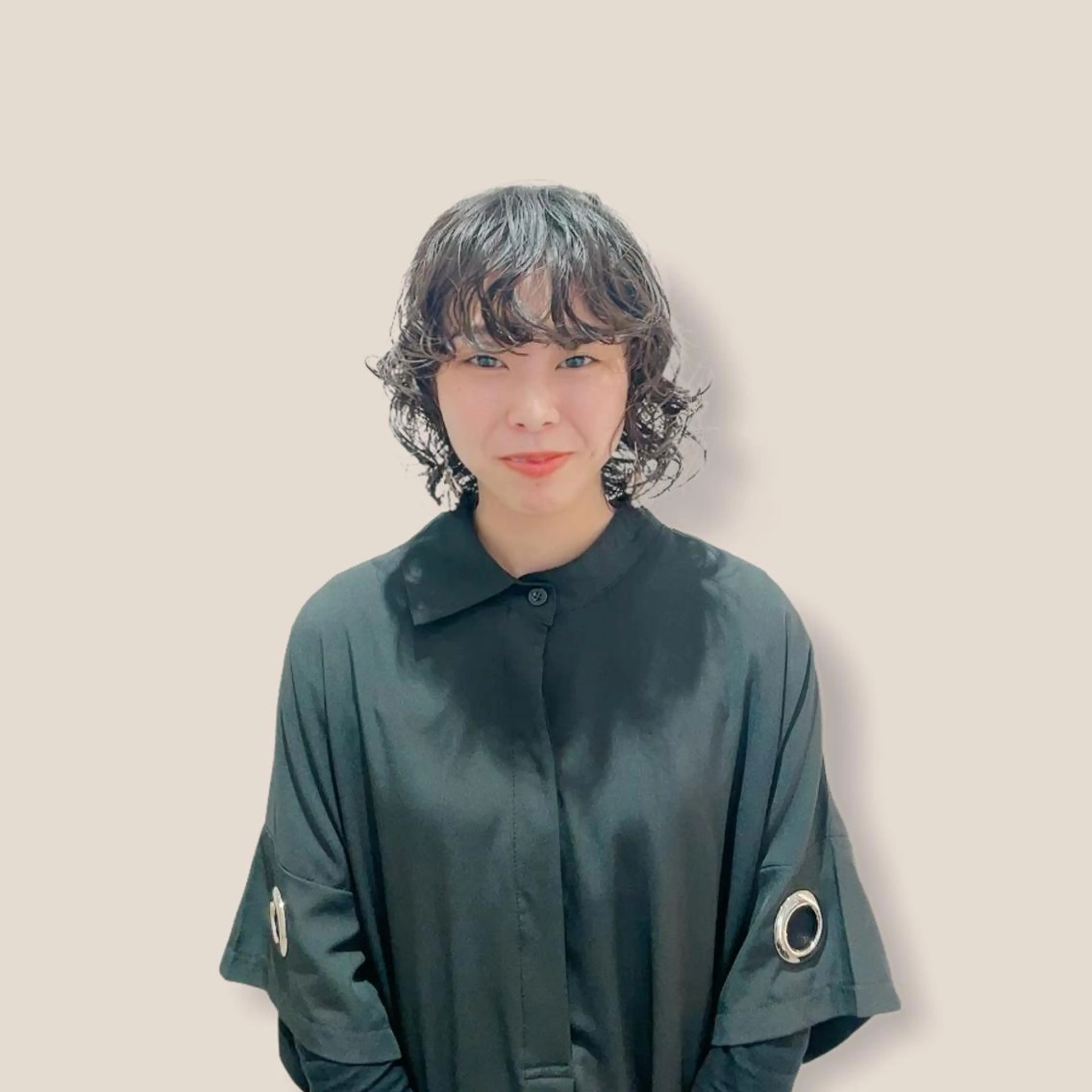 ショート パーマ ウルフカット カット パーマ トリートメント コクブ アキヨのヘアスタイル