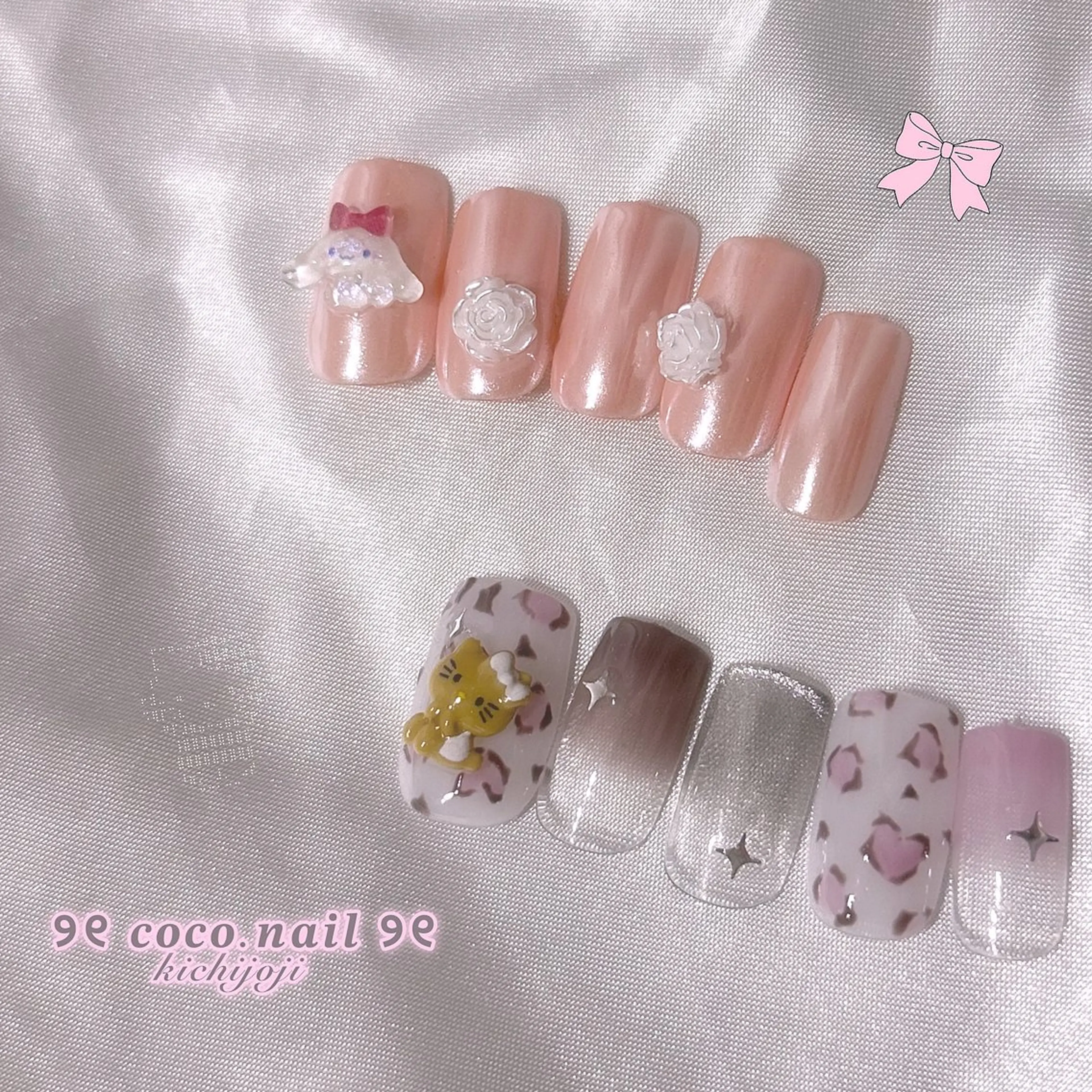 ネイル ハンドネイル lili.nail y2k/長さ出しのネイルデザイン