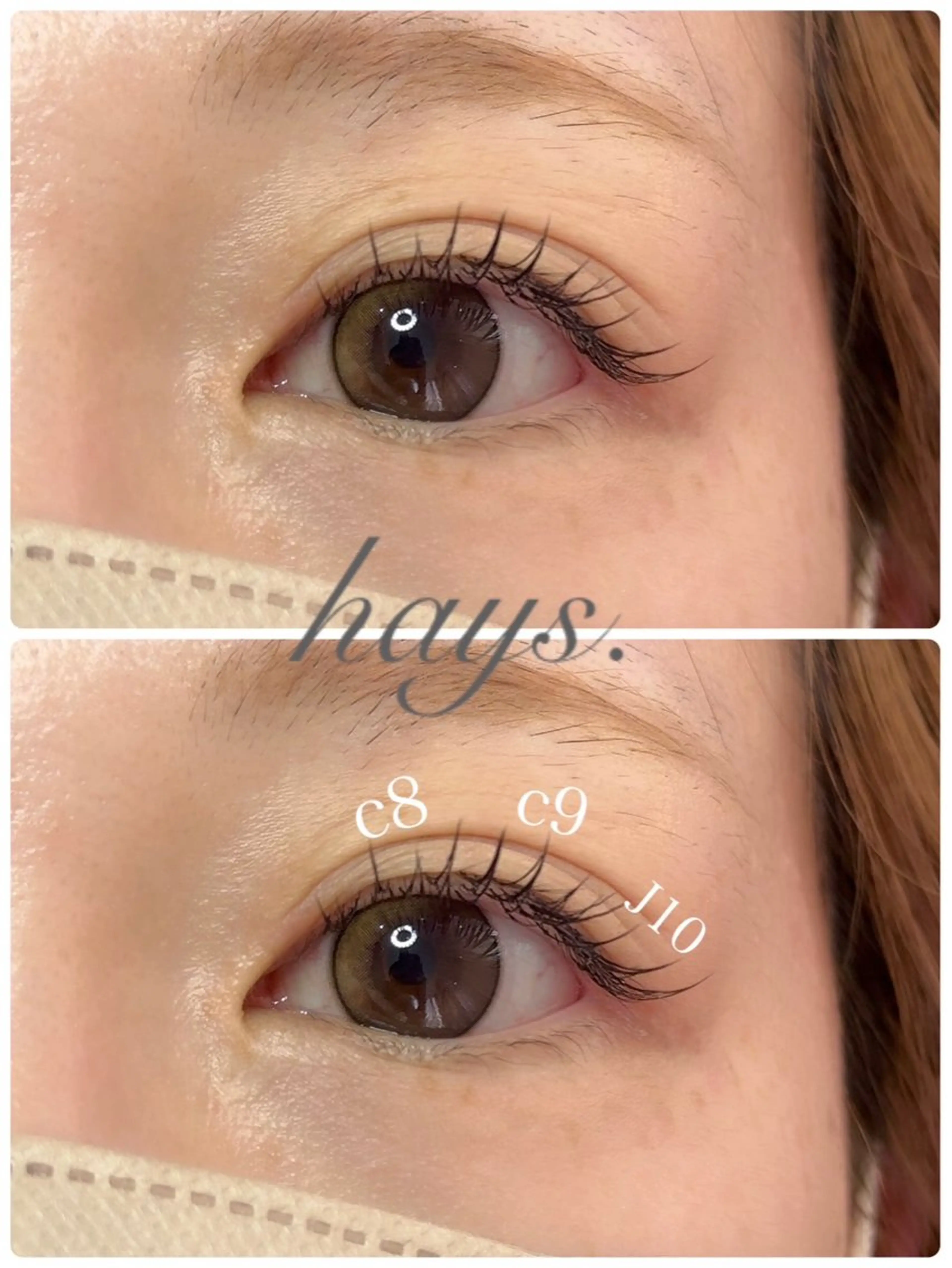 マツエク・マツパ フラットラッシュ マツエク hays. eyelashのマツエク・マツパデザイン
