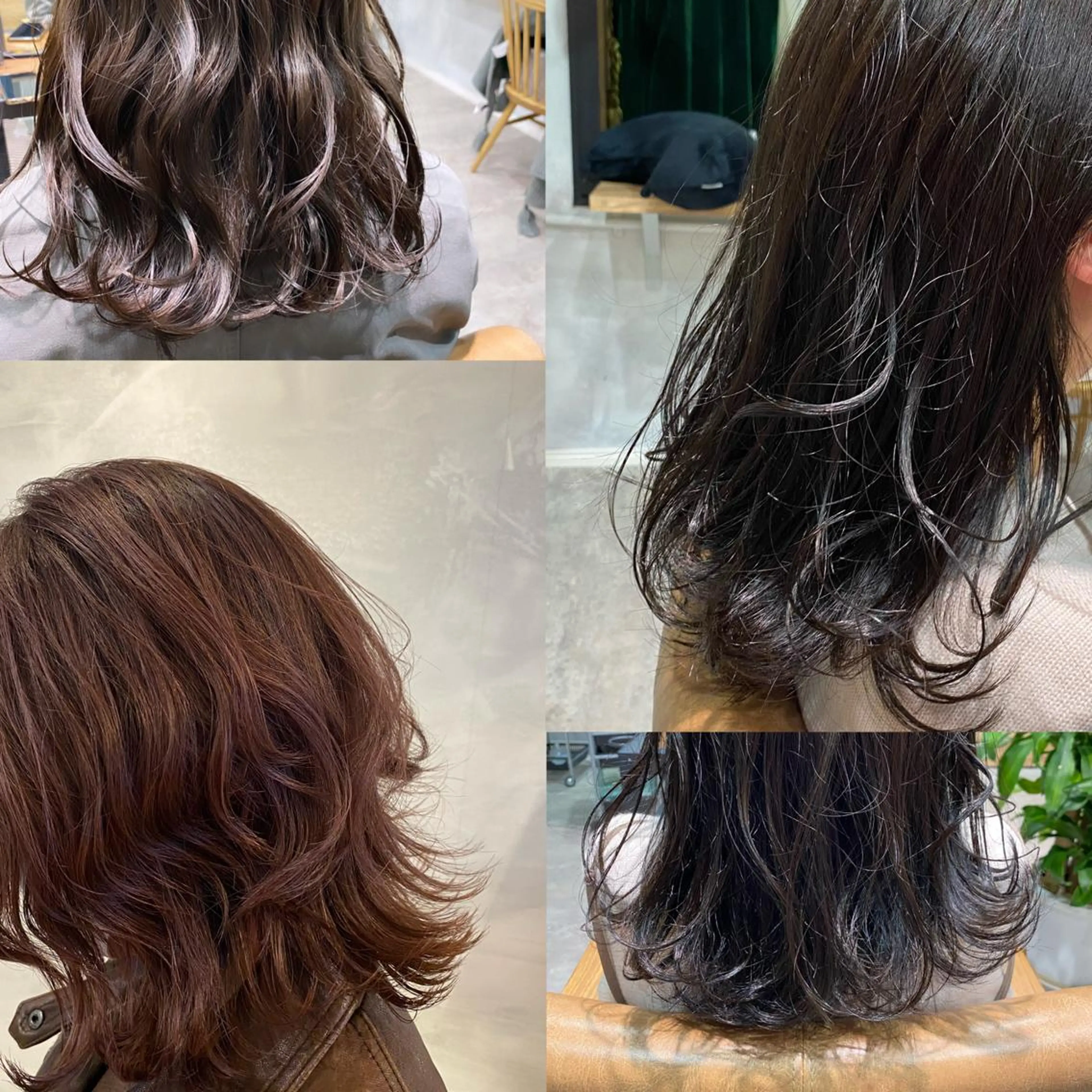 カラー 大久保 優香のヘアスタイル