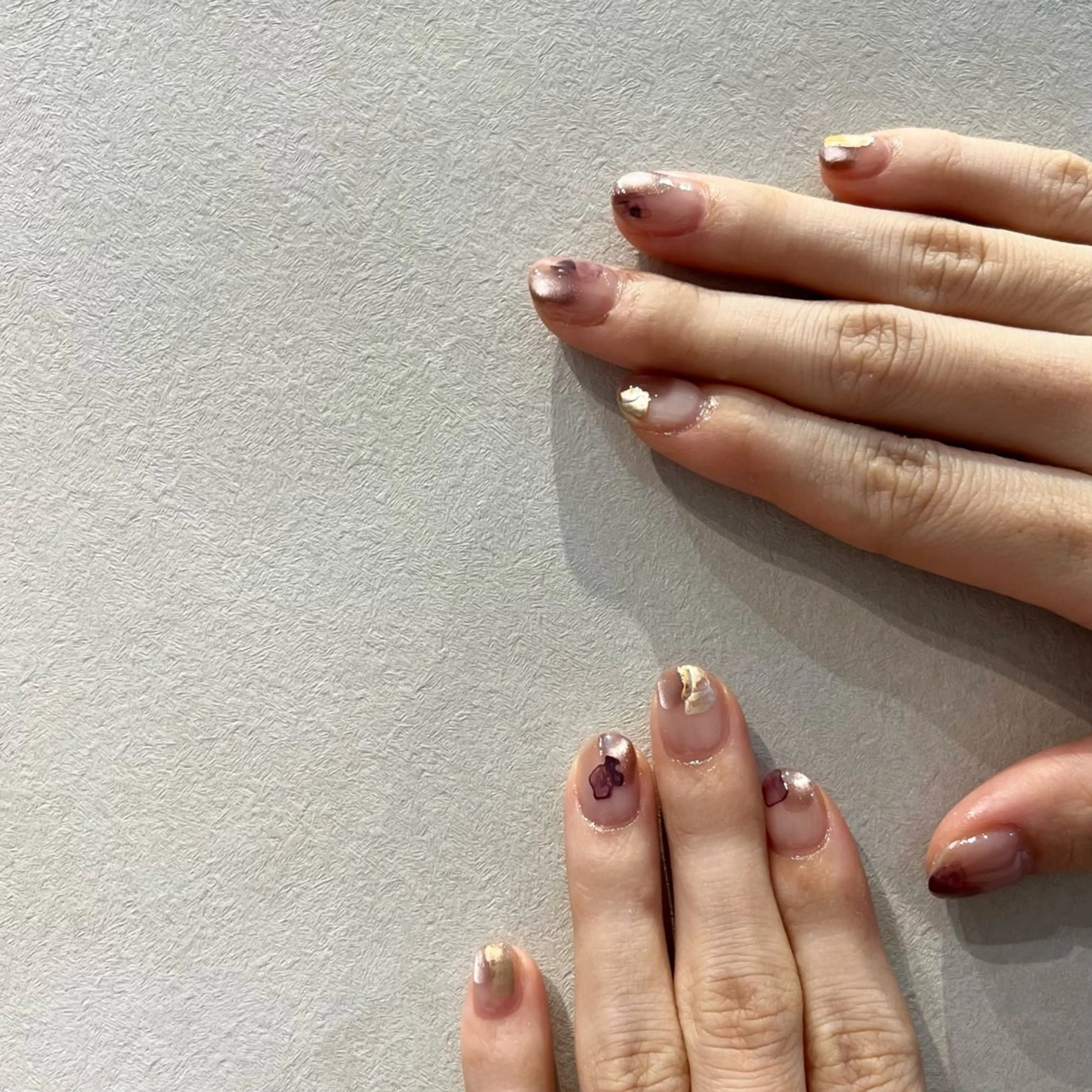 ネイル soa.Aika 自爪育成のネイルデザイン