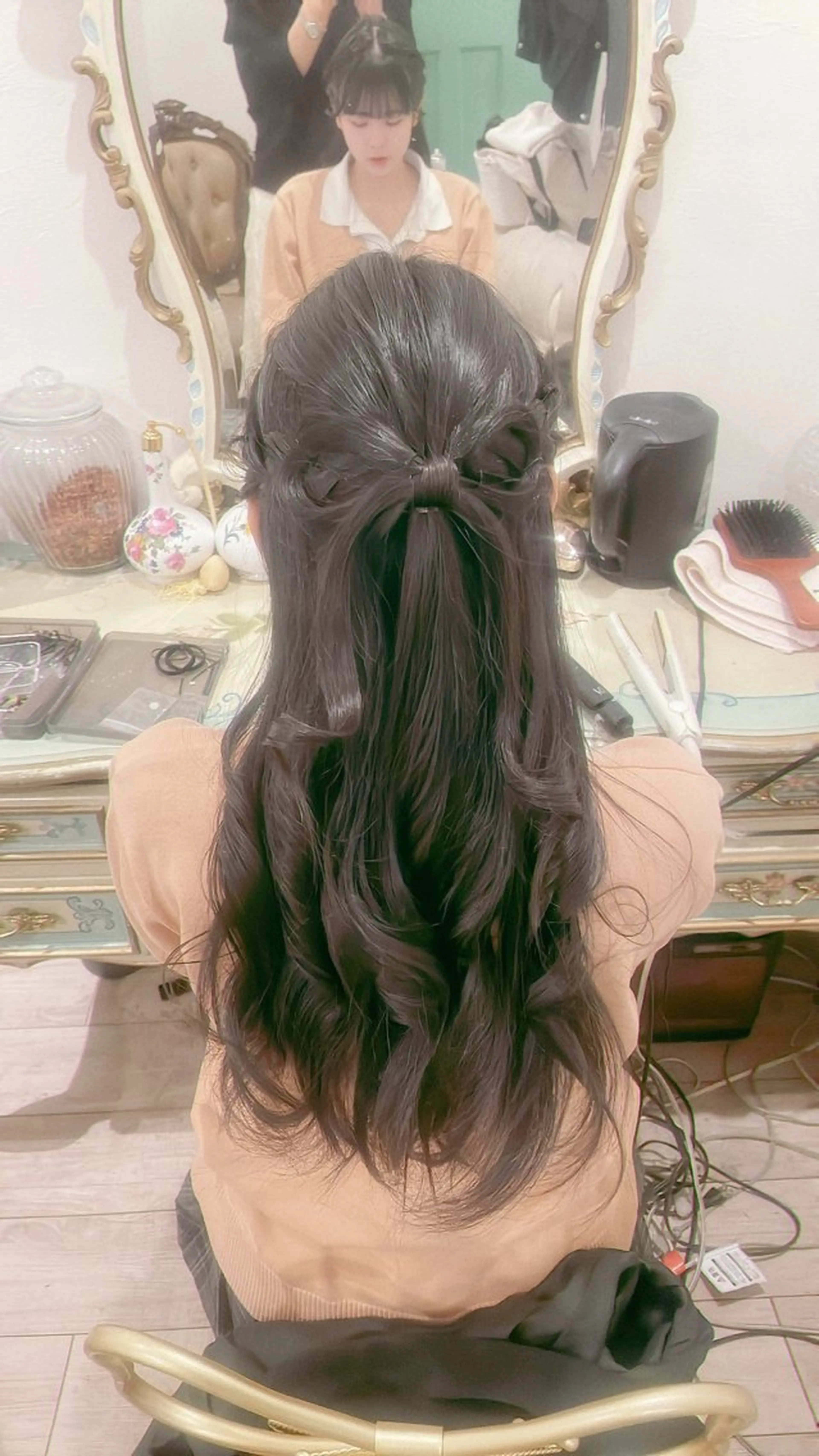 ロング ヘアセット Magnifique MAIのマツエク・マツパデザイン