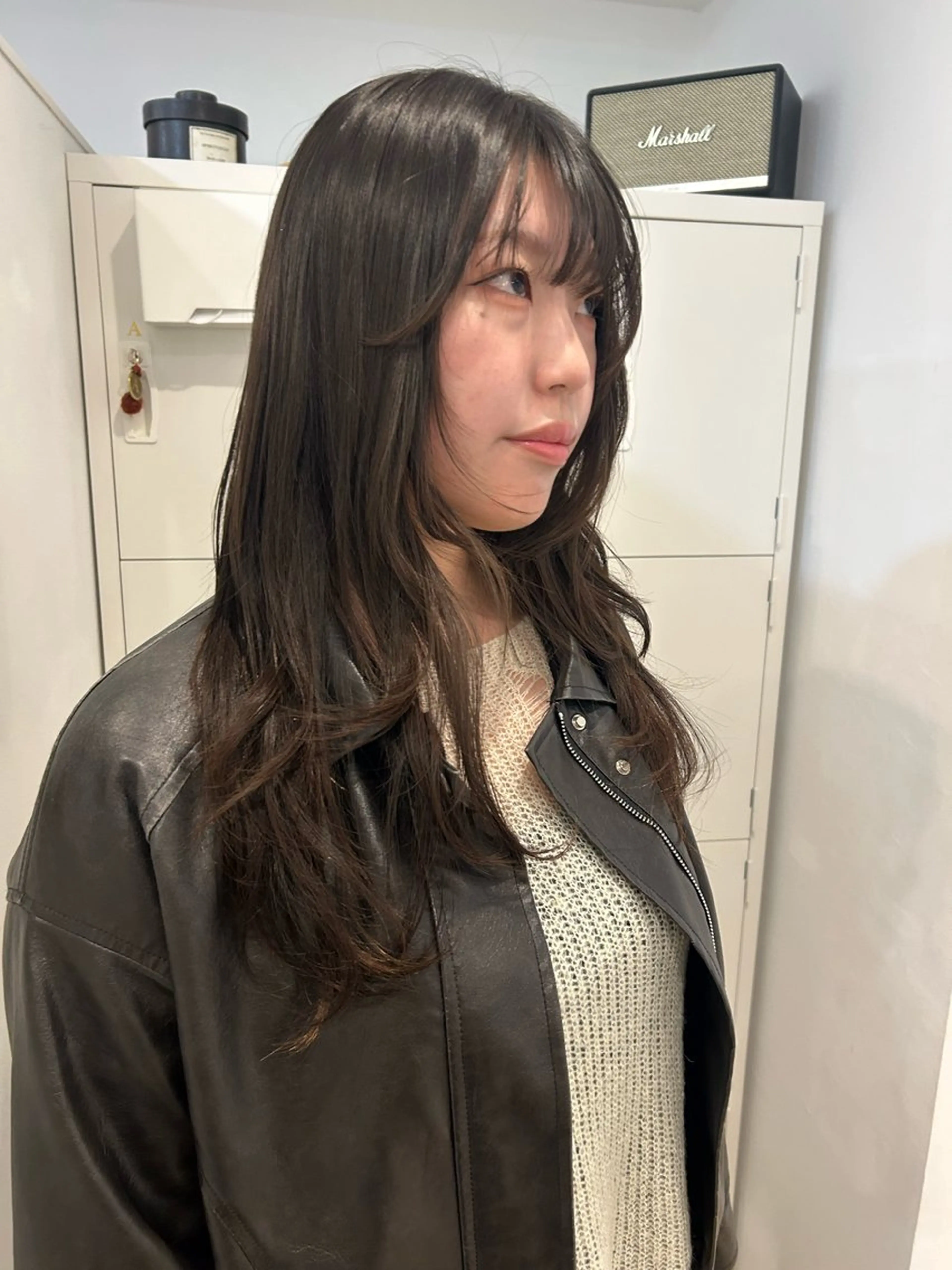 ロング オリーブ/ ナカミネアキナのヘアスタイル