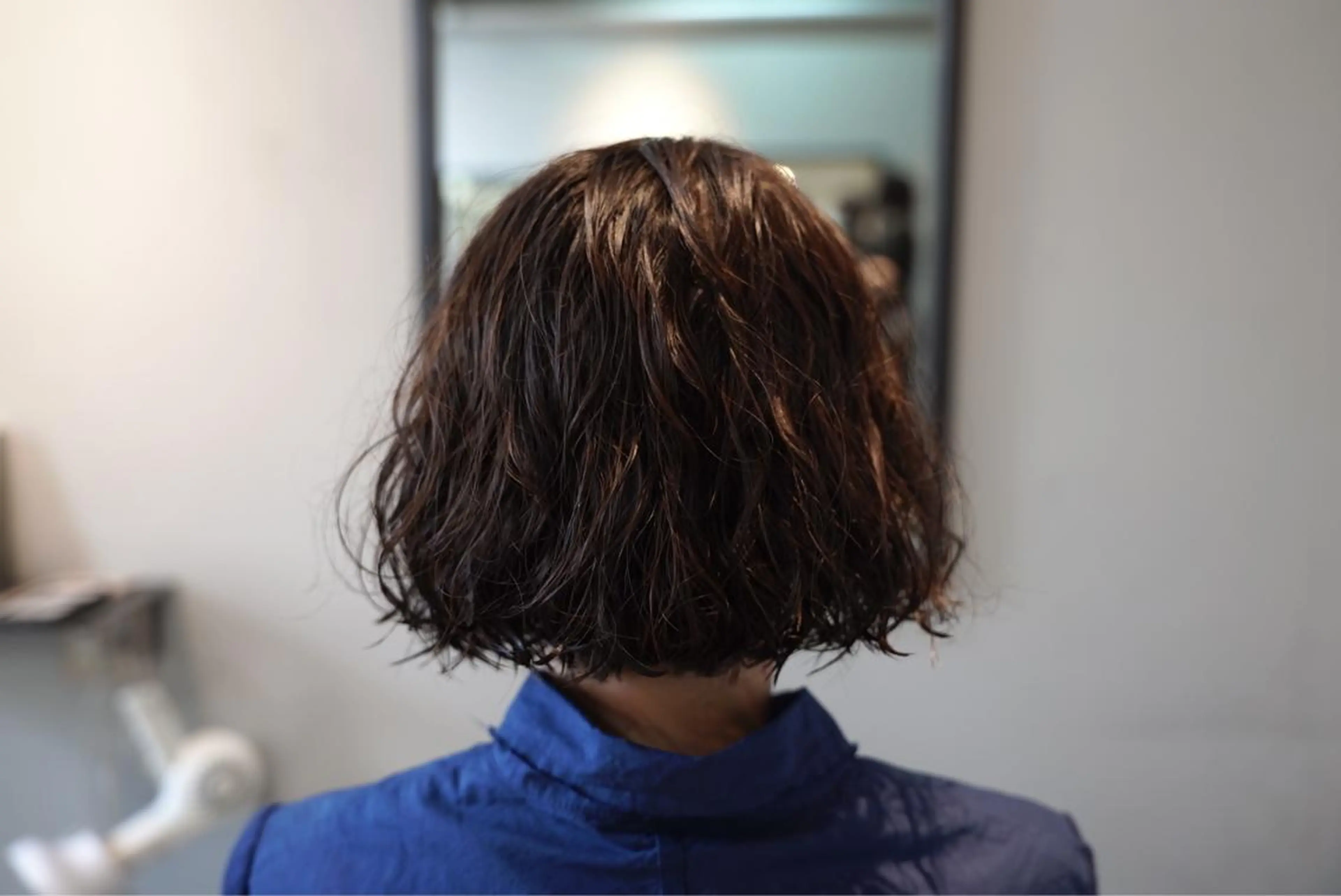 ミディアム パーマ ルームスリー room3のヘアスタイル