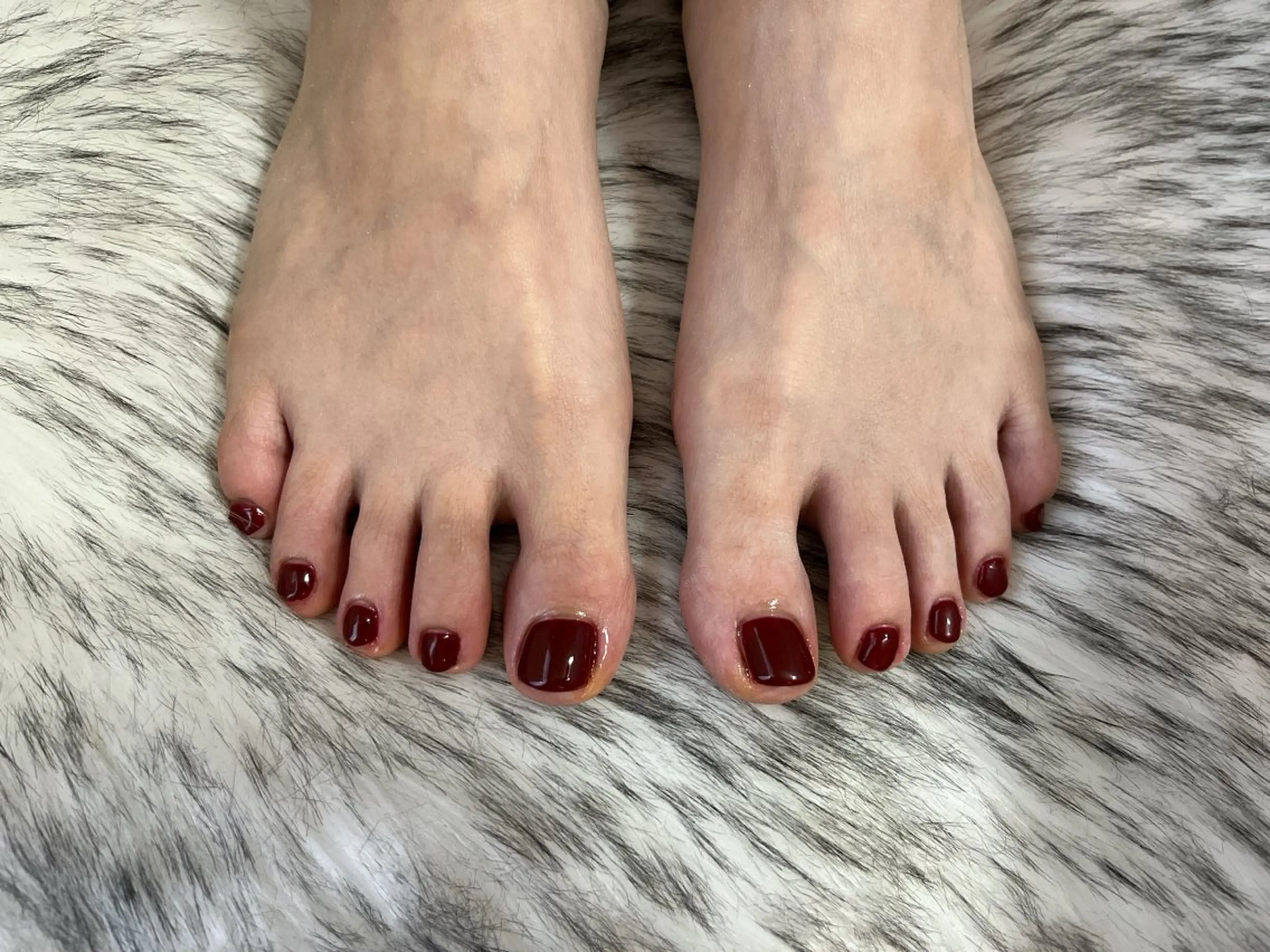 ネイル オーロラネイル フットネイル フレンチネイル ジェルネイル 韓国ネイル kikinail 溝の口のネイルデザイン