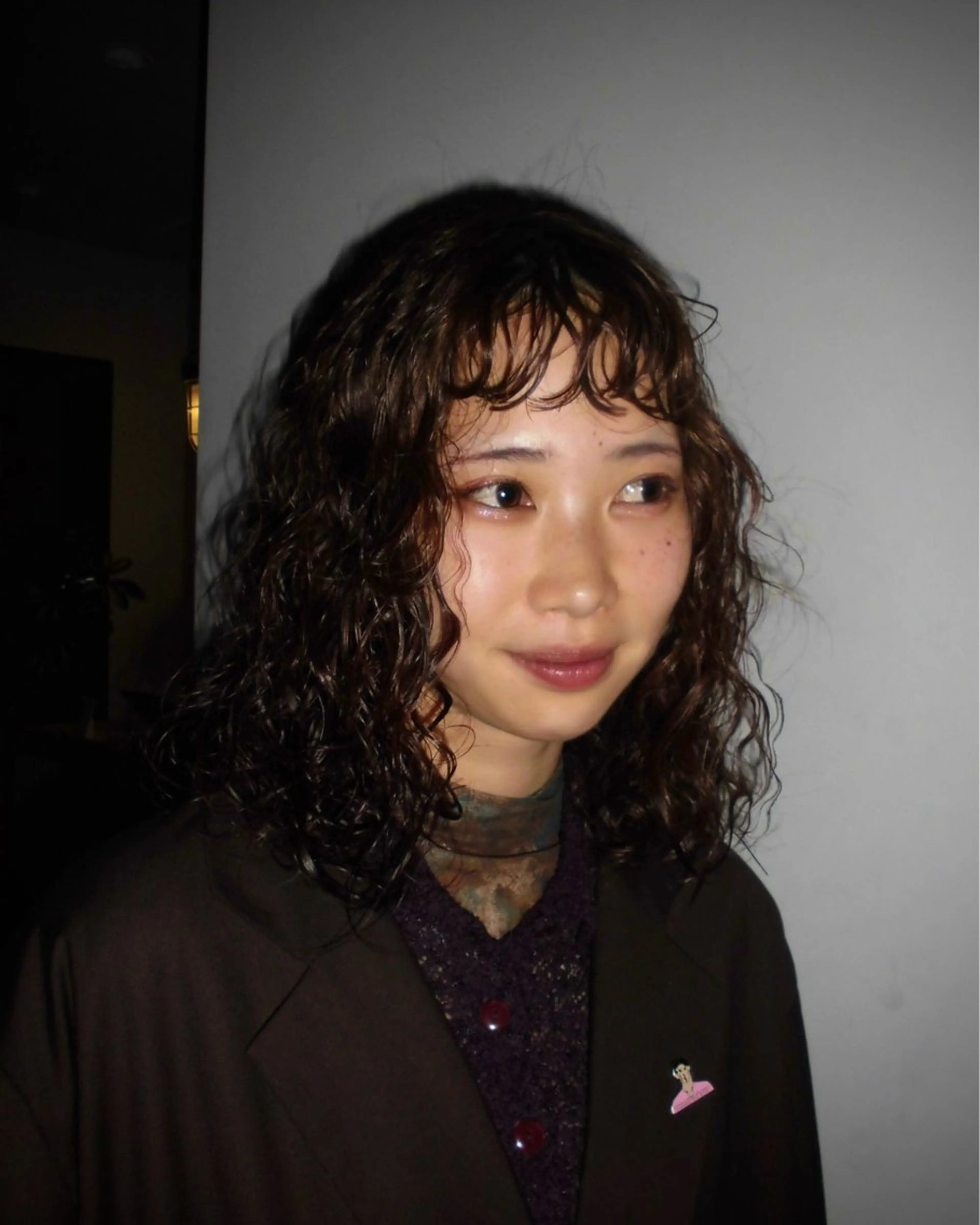 ミディアム パーマ カット パーマ トリートメント ヘッドスパ marino マリノのヘアスタイル