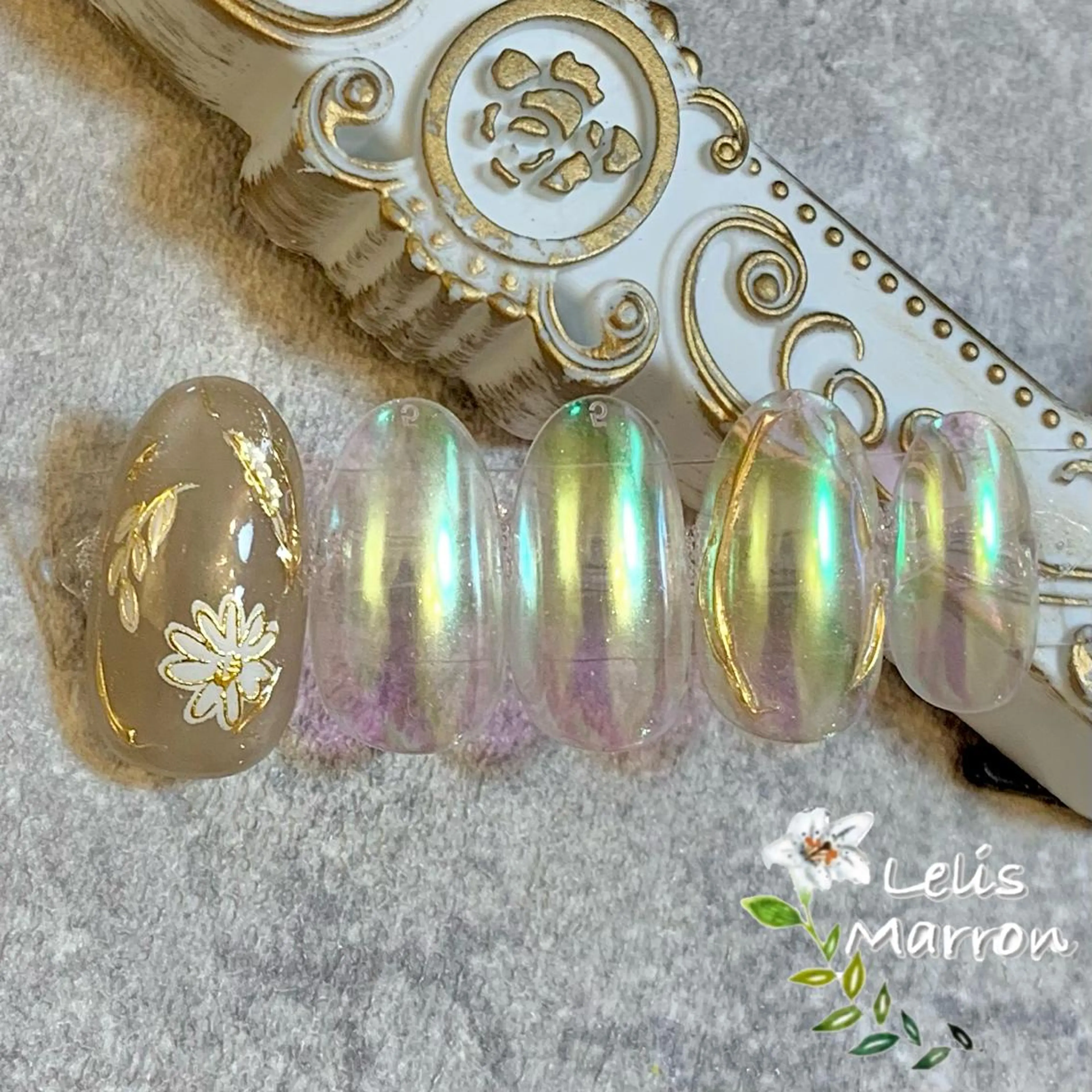 ネイル アートネイル ハンドネイル 岸 侑李のネイルデザイン