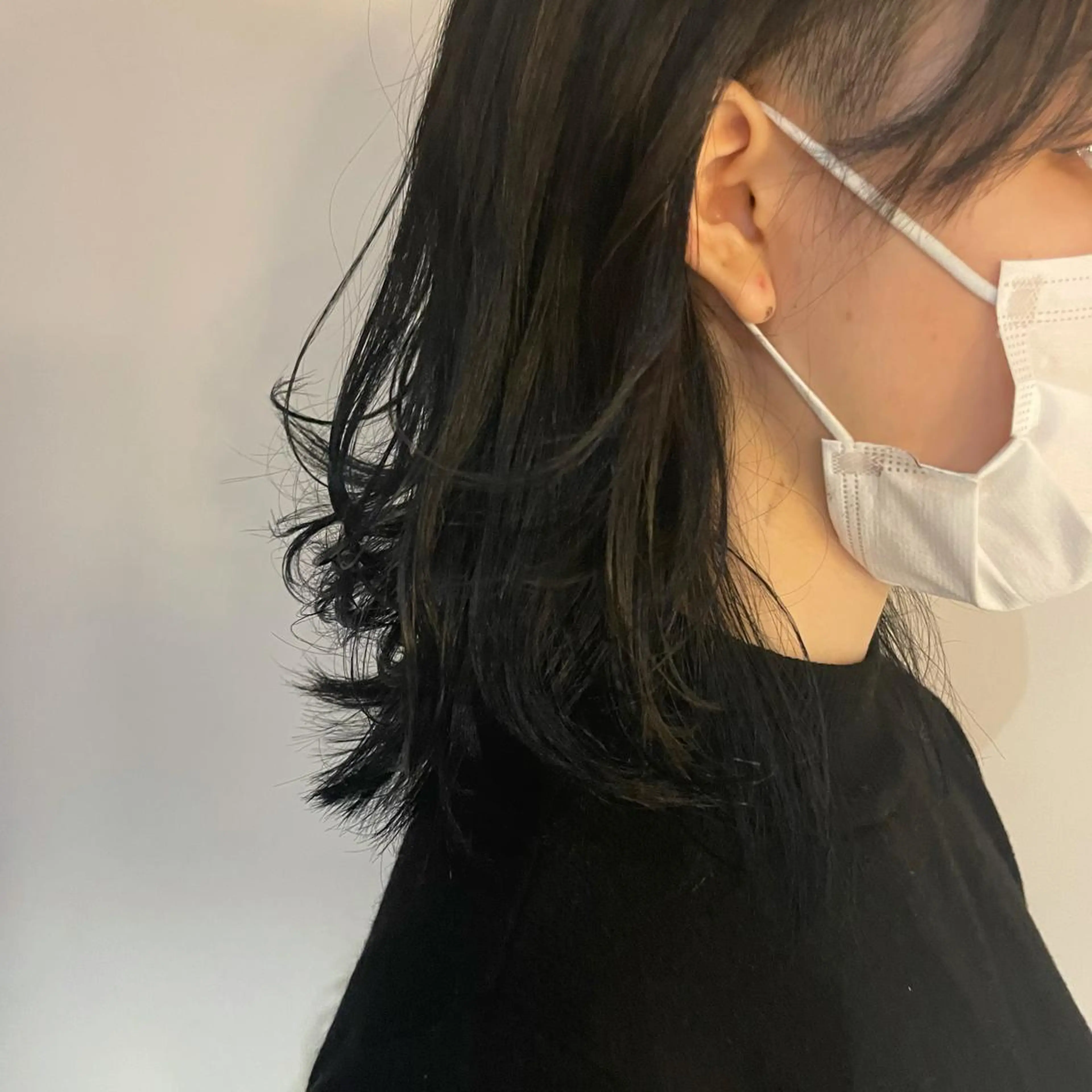 ミディアム ショート・ボブ 中村俊哉のヘアスタイル